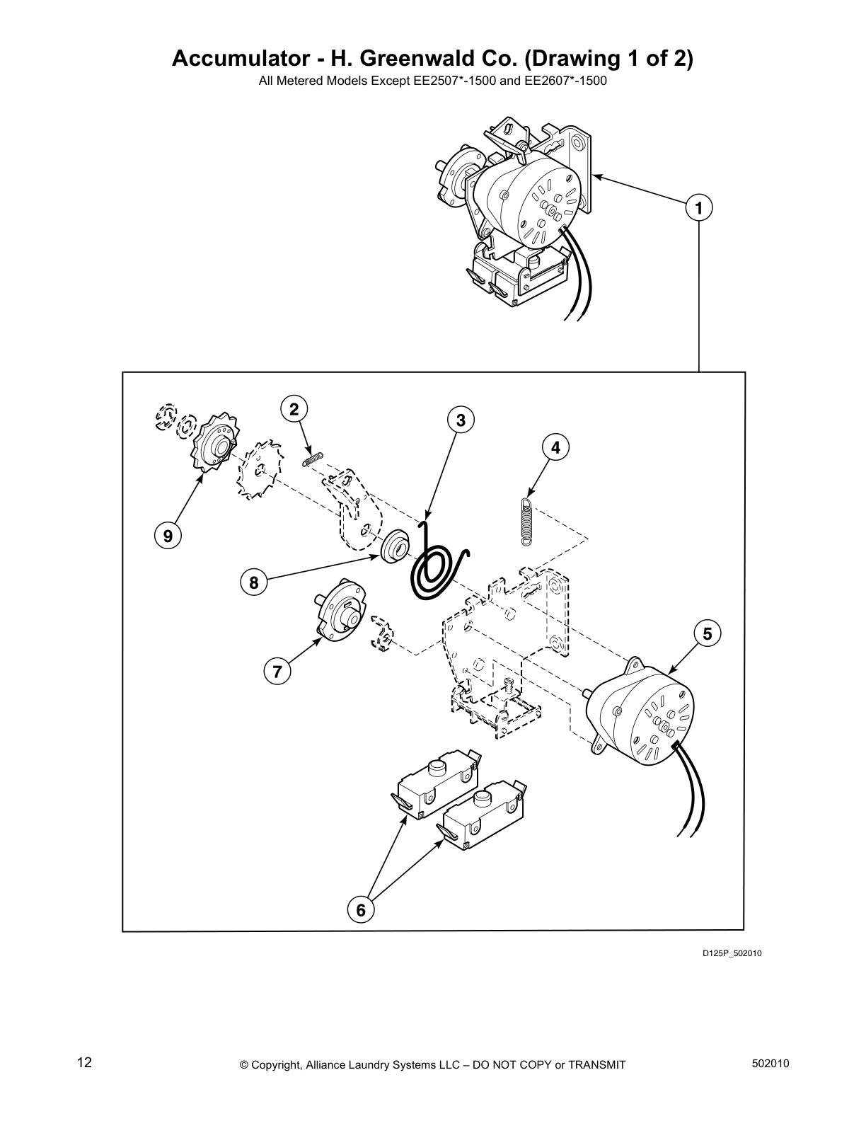 Accumulator - H. Greenwald Co. (Drawing 1 of 2)