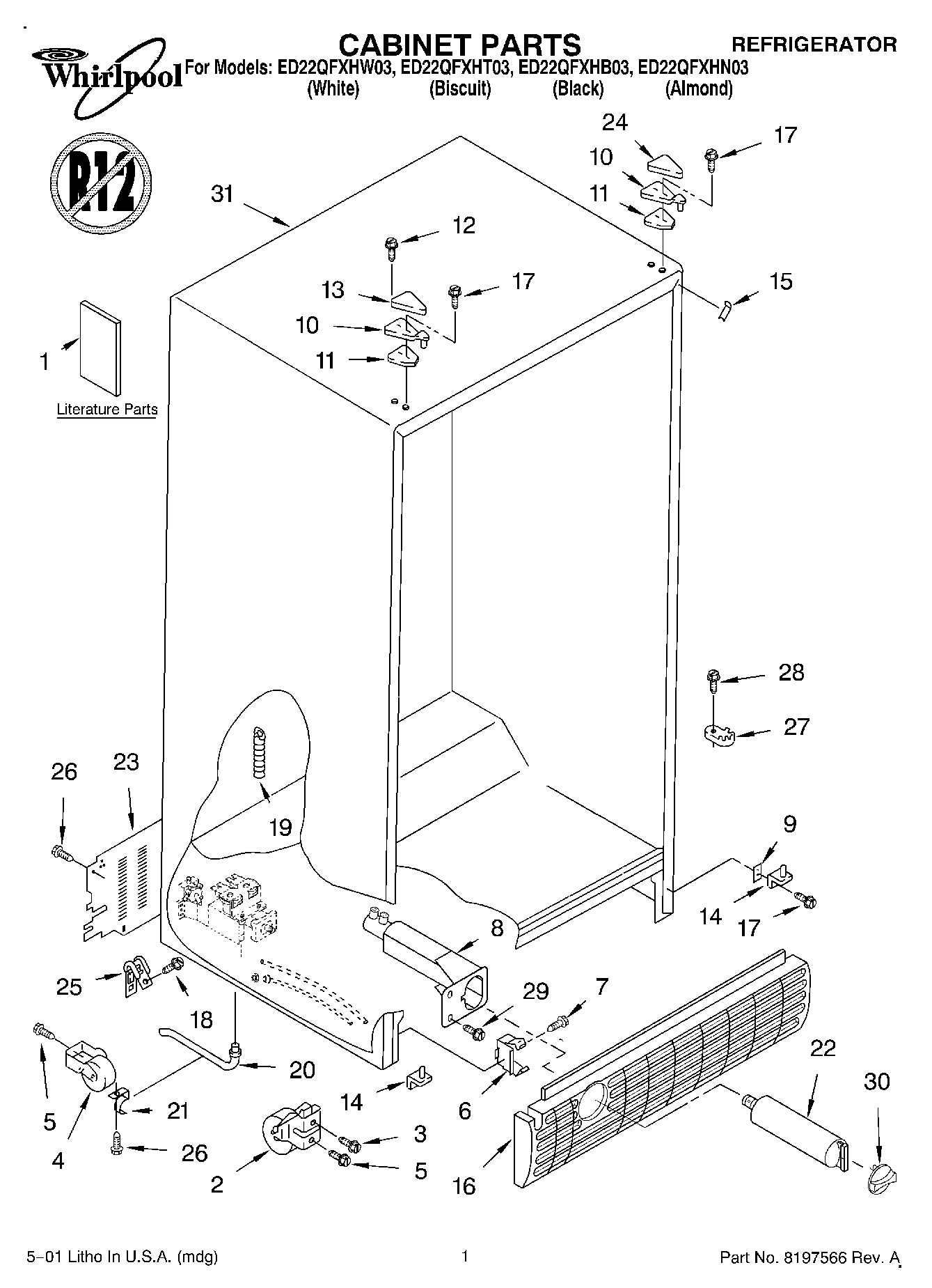 01 - CABINET, LITERATURE