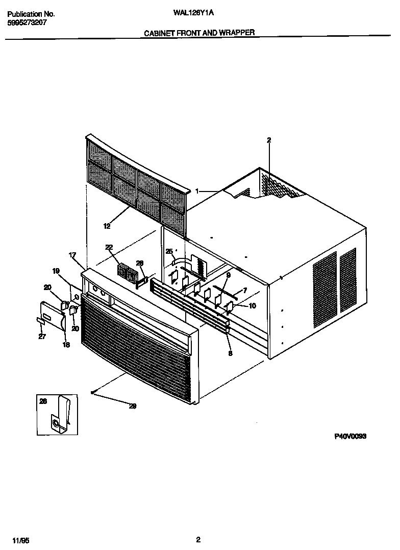 02 - CABINET FRONT AND WRAPPER