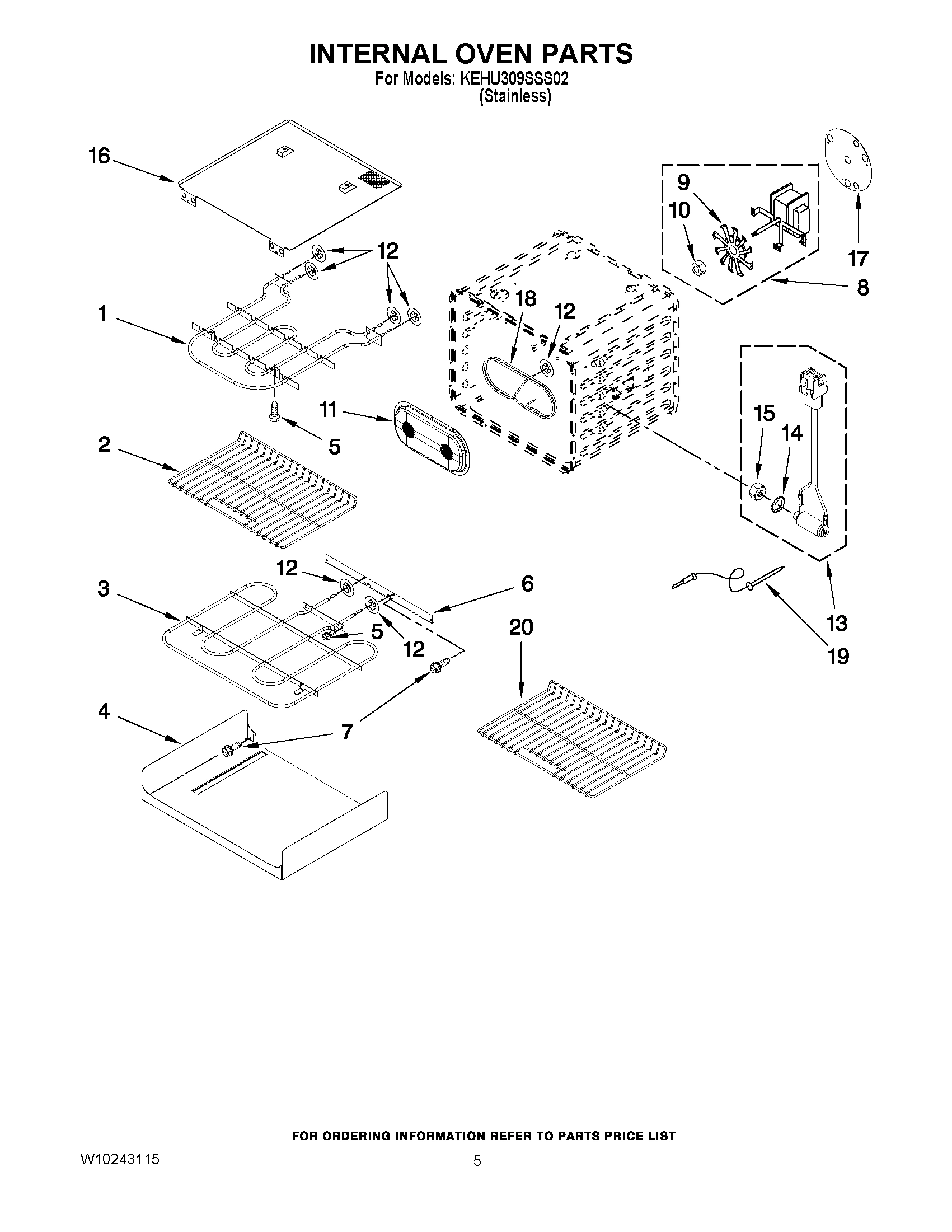 04 - INTERNAL OVEN PARTS