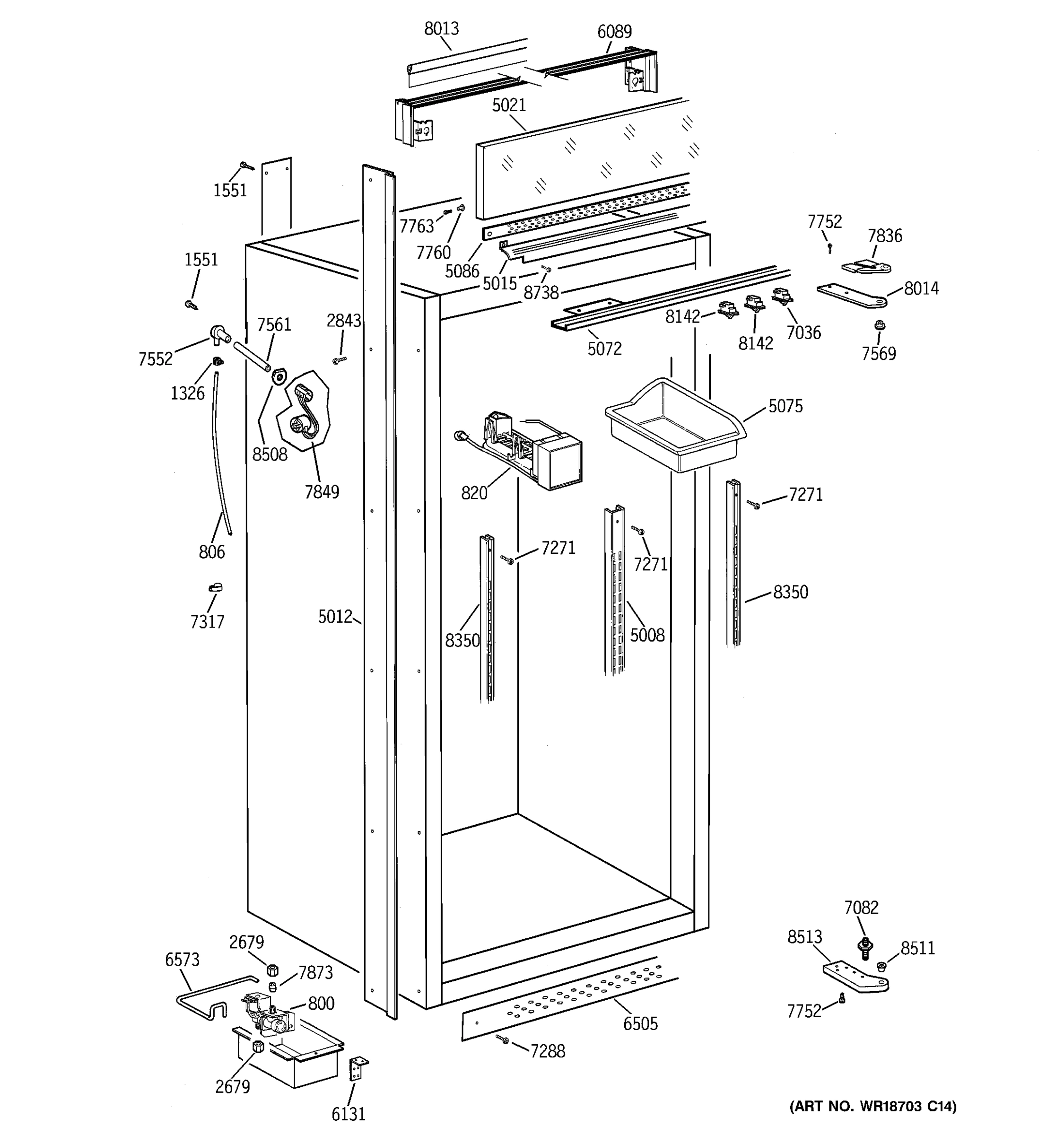 CABINET PARTS (2)