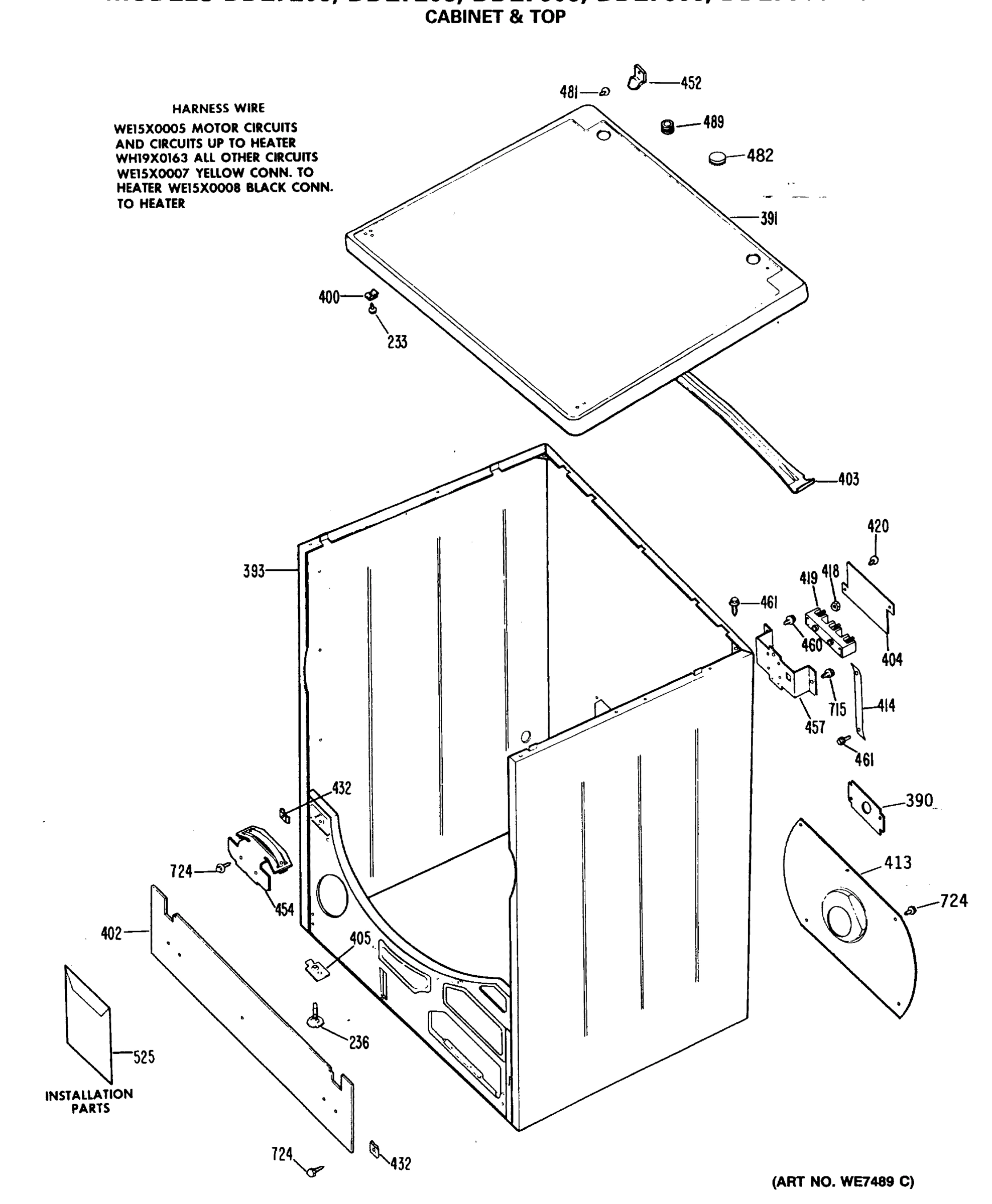 CABINET & TOP