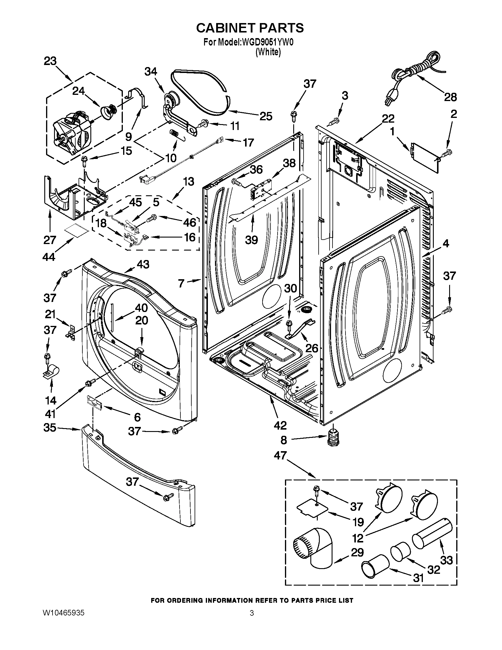 02 - CABINET PARTS