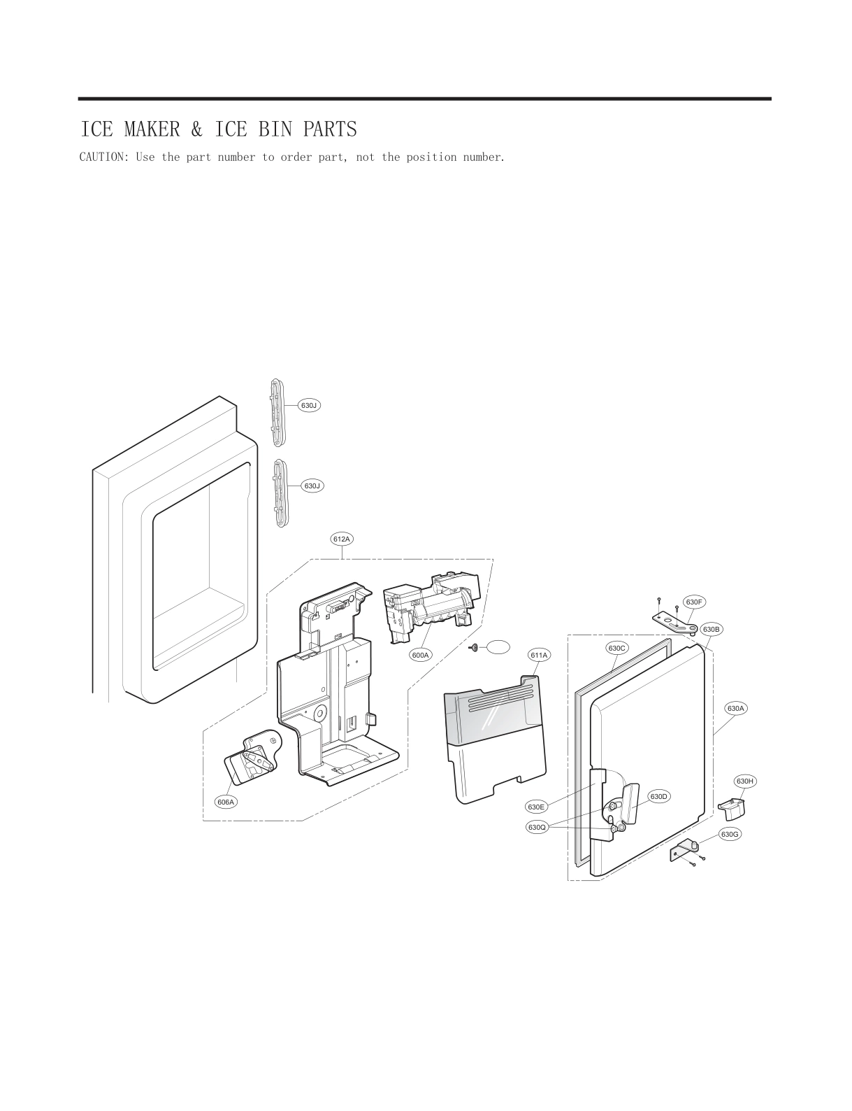 ICEMAKER & ICE BIN PARTS