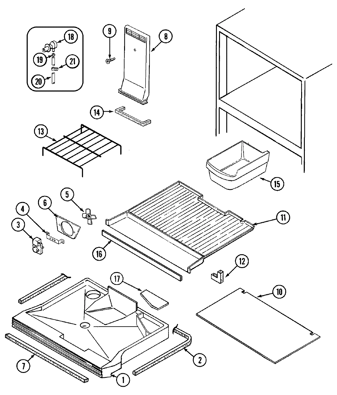 01 - FREEZER COMPARTMENT