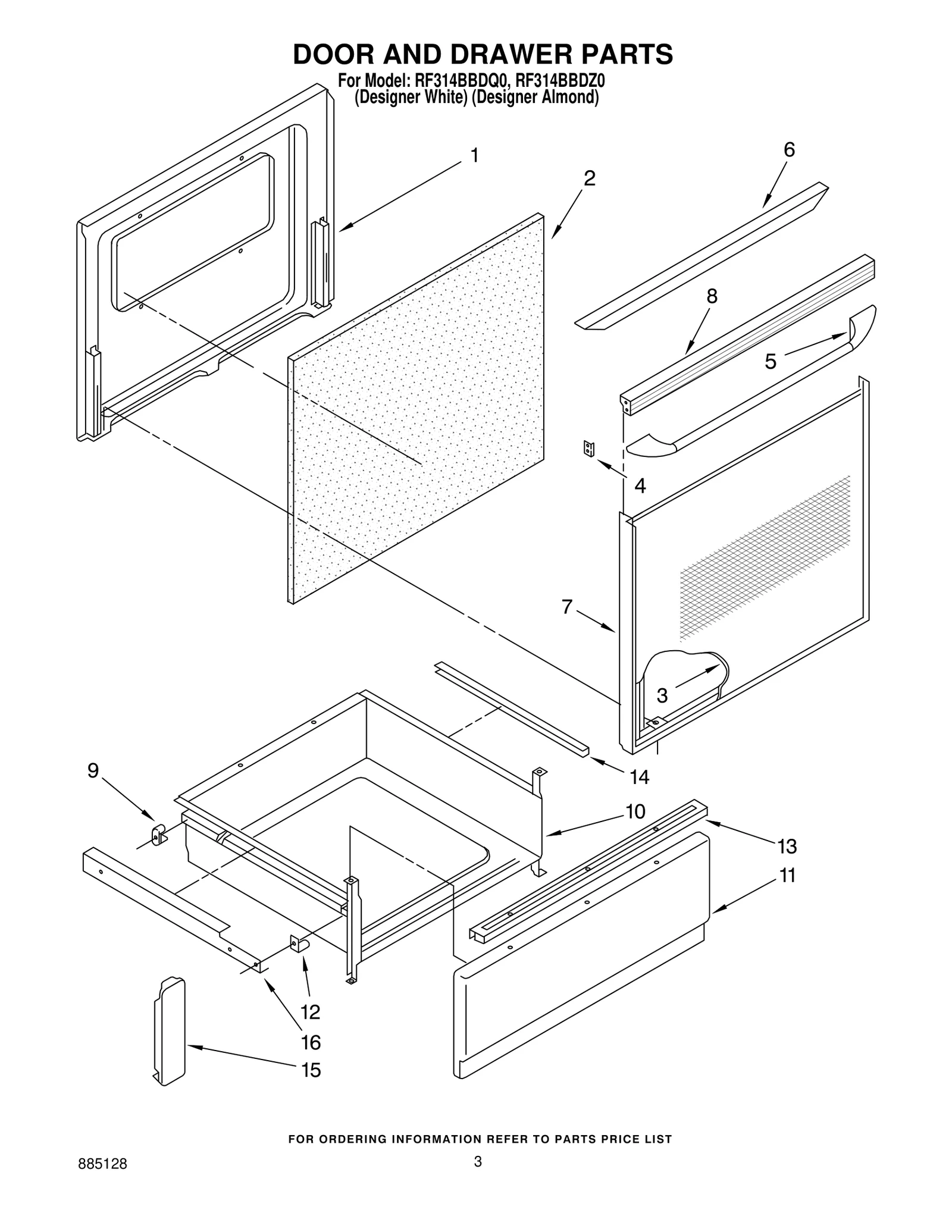 DOOR AND DRAWER PARTS