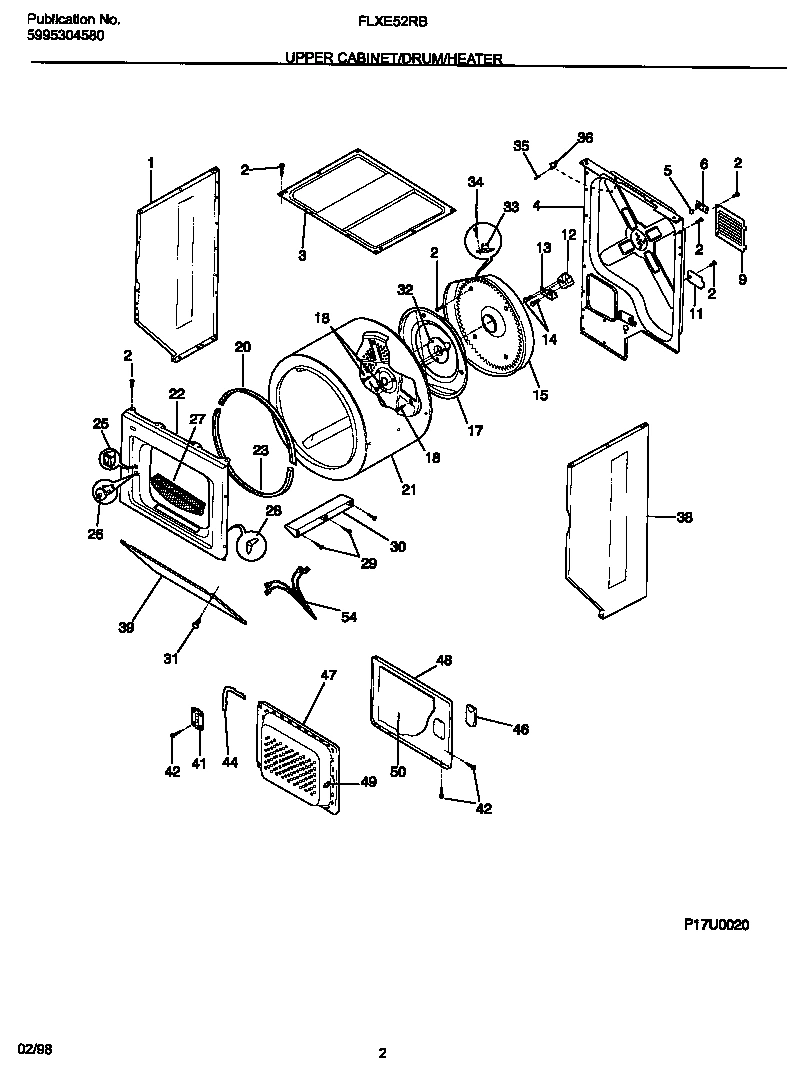 02 - UPPER CABINET/DRUM/HEATER