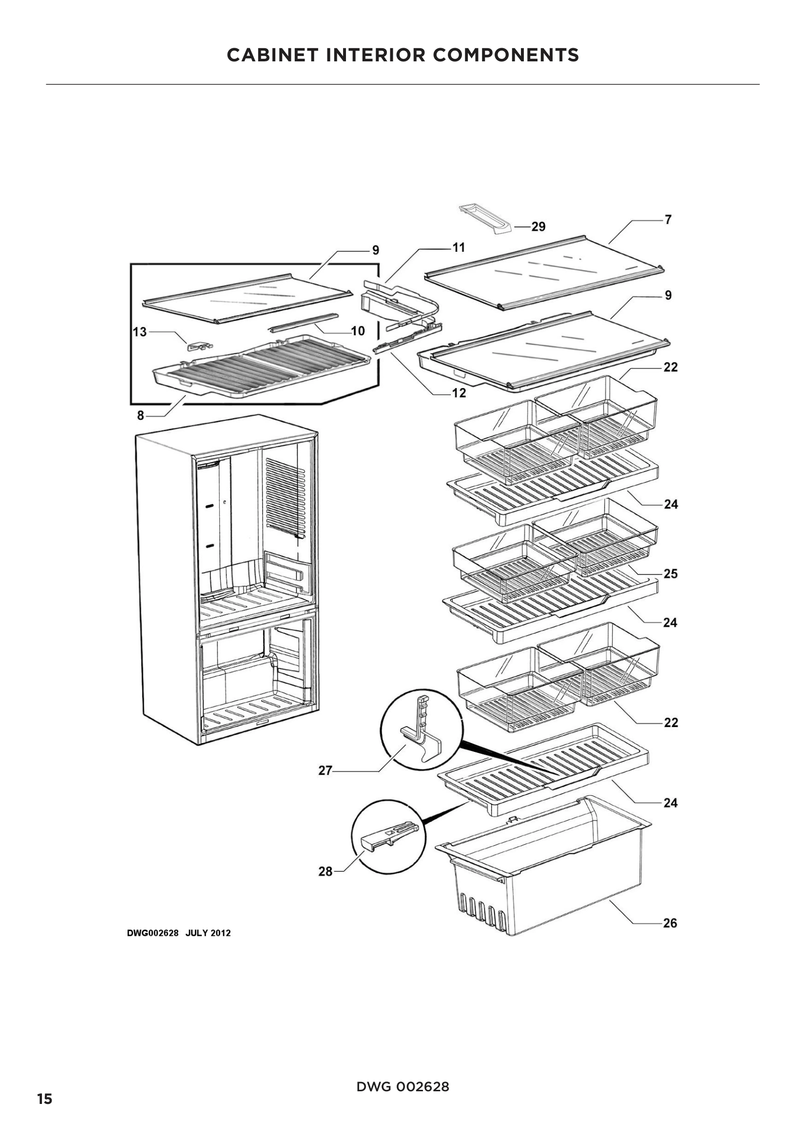 CABINET INTERIOR COMPONENTS
