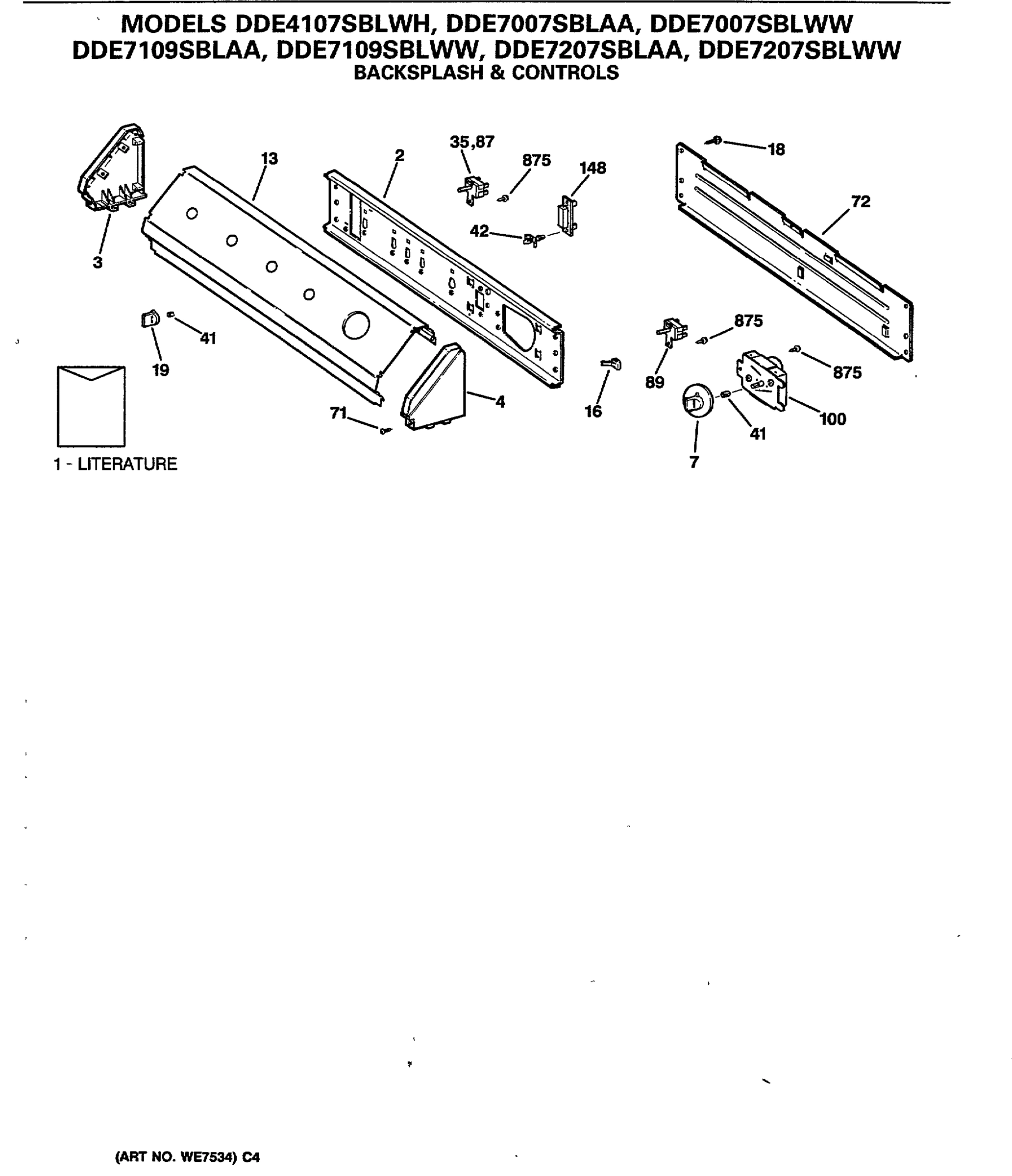 BACKSPLASH & CONTROLS