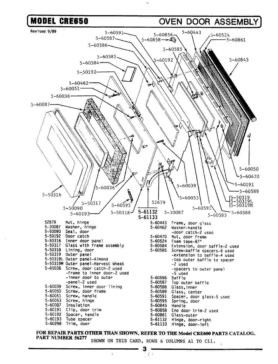 06 - OVEN DOOR ASSEMBLY