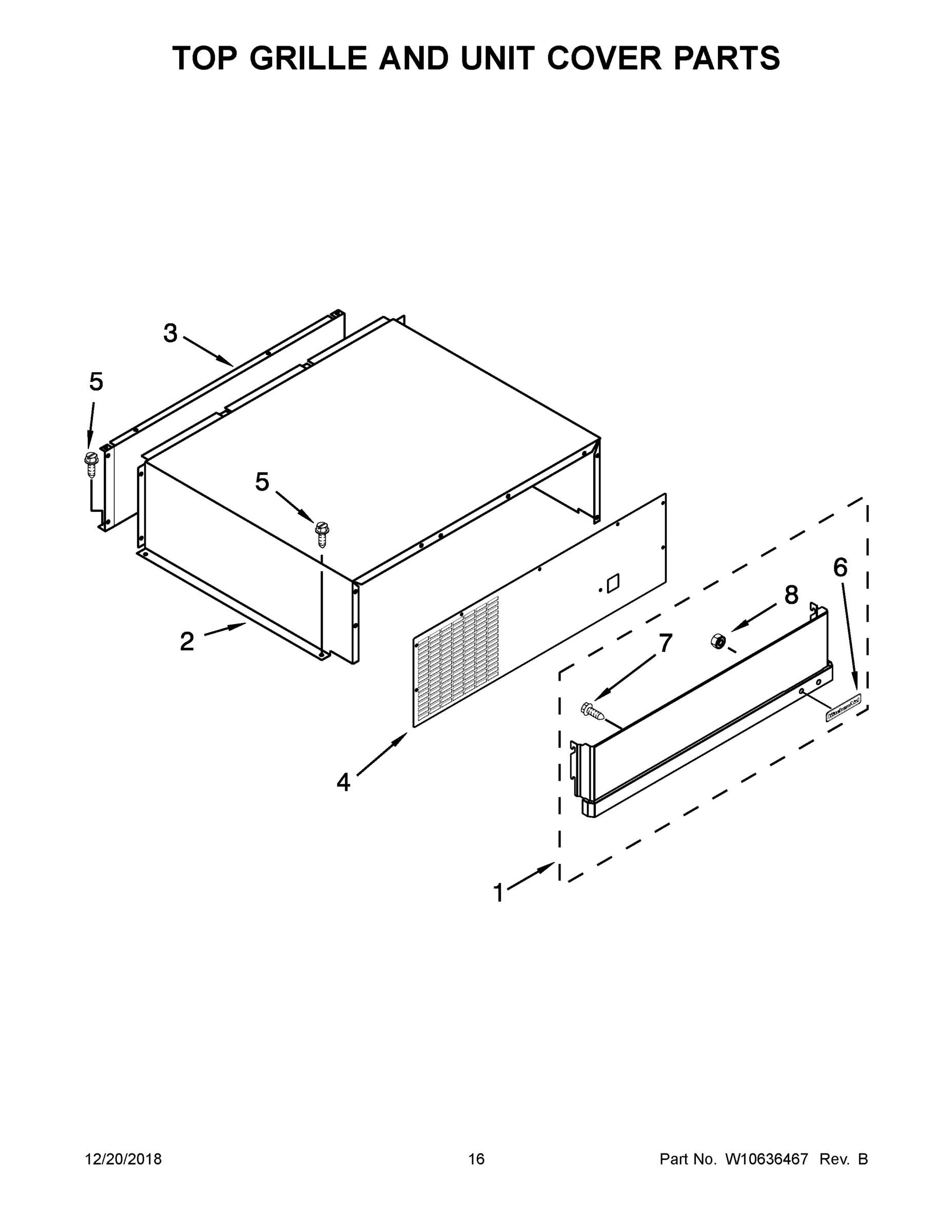 09 - TOP GRILLE AND UNIT COVER PARTS