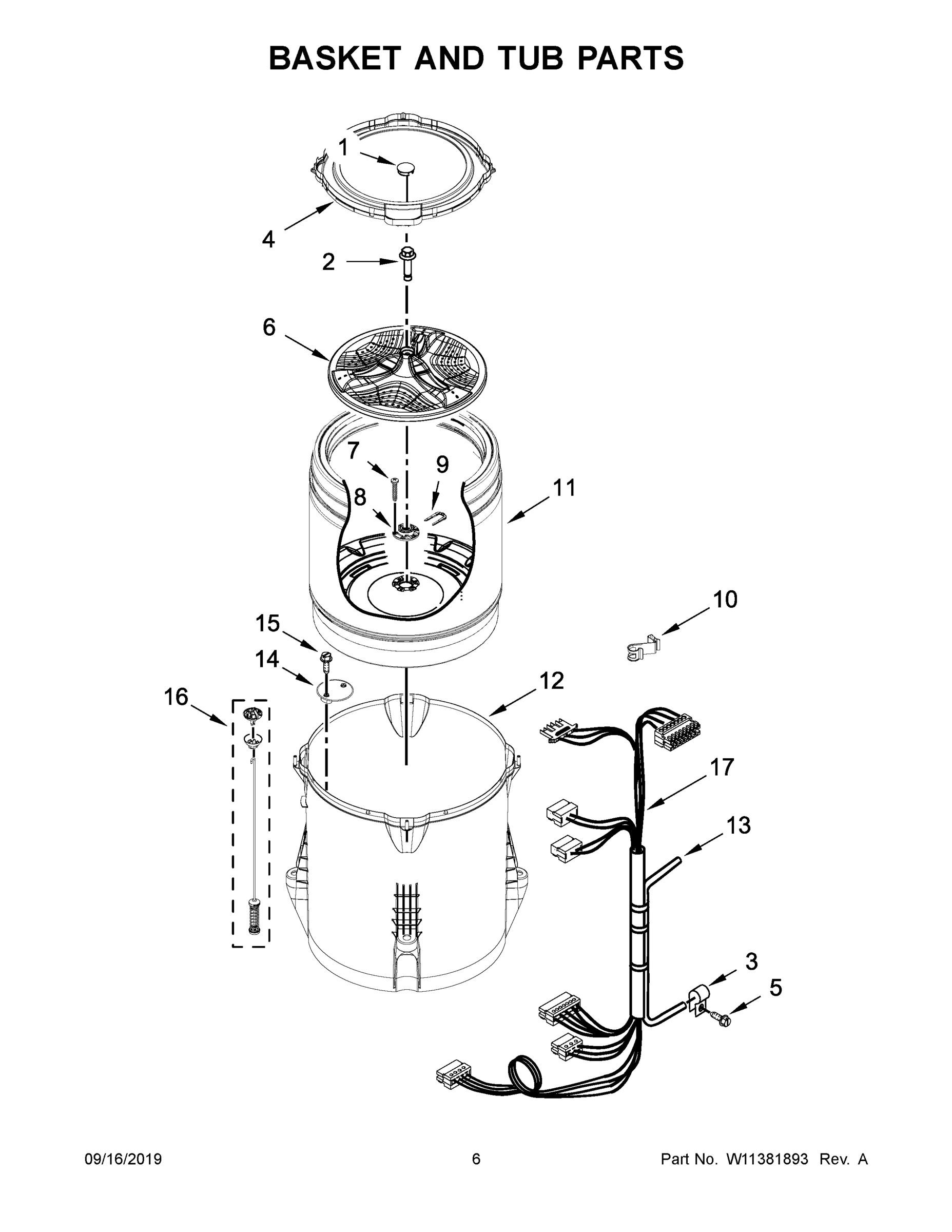 04 - BASKET AND TUB PARTS