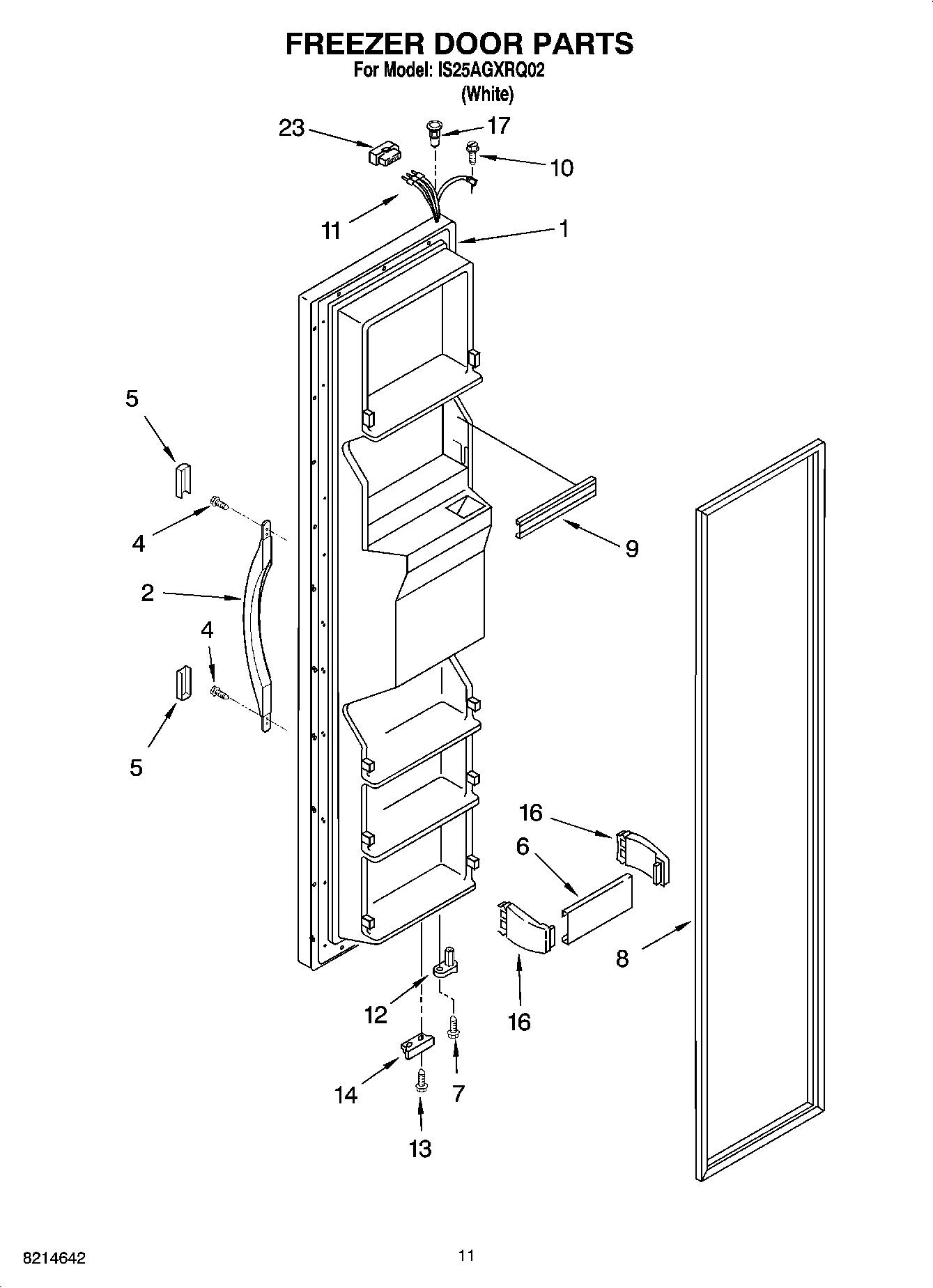 07 - FREEZER DOOR PARTS