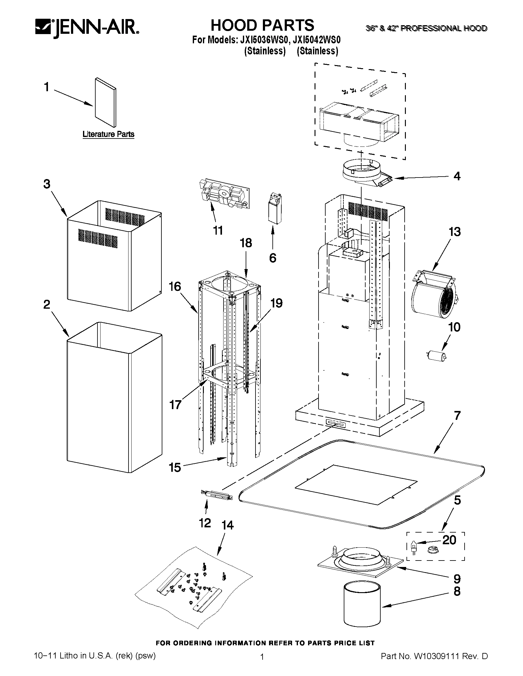 01 - HOOD PARTS