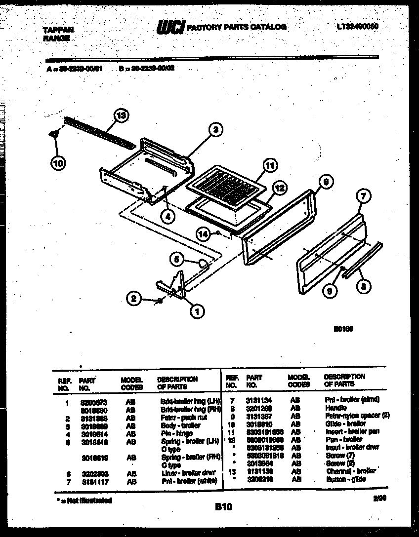 04 - BROILER DRAWER PARTS