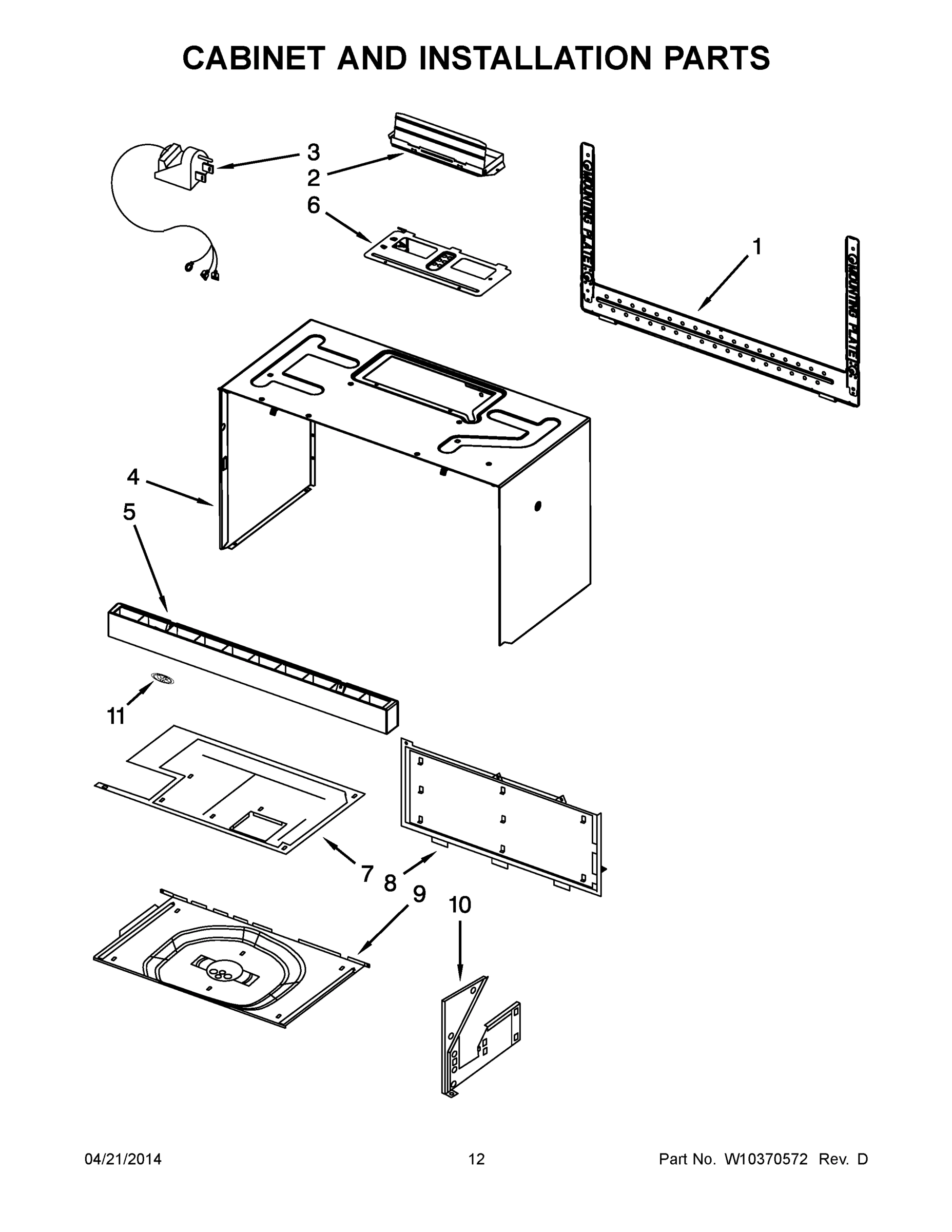 07 - CABINET AND INSTALLATION PARTS