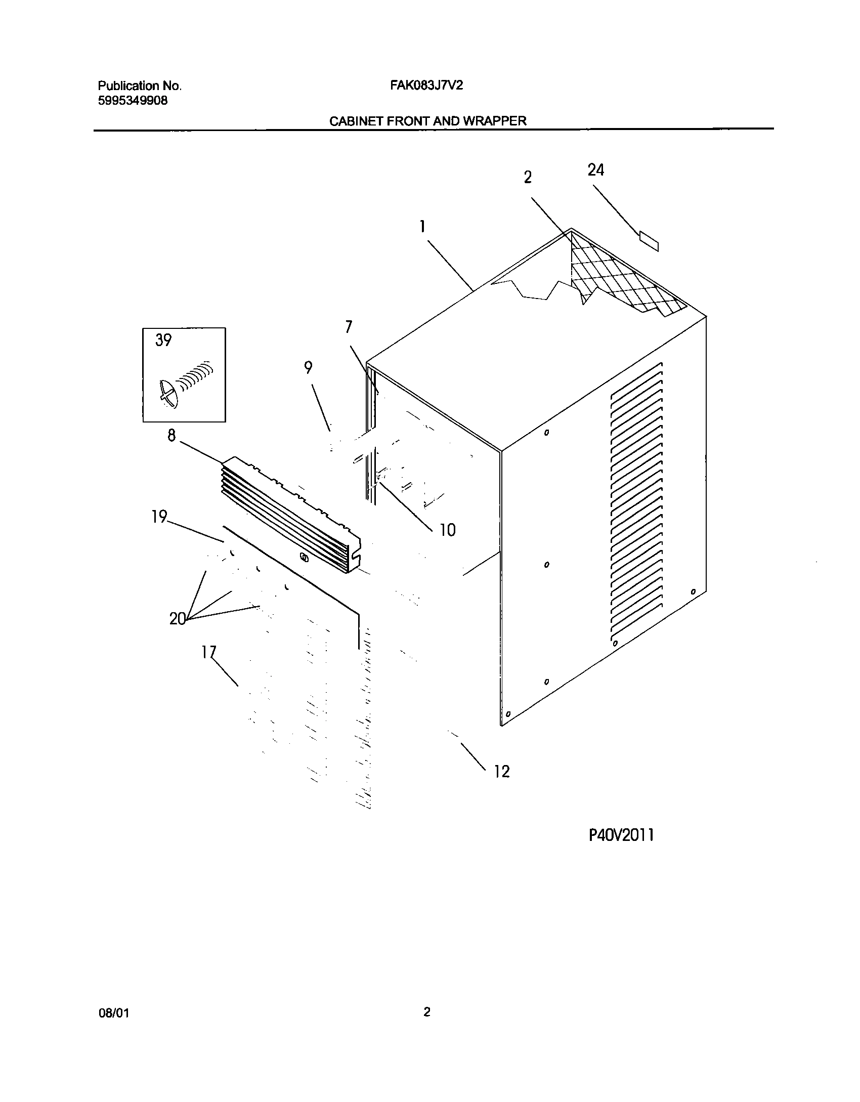 03 - CABINET FRONT AND WRAPPER