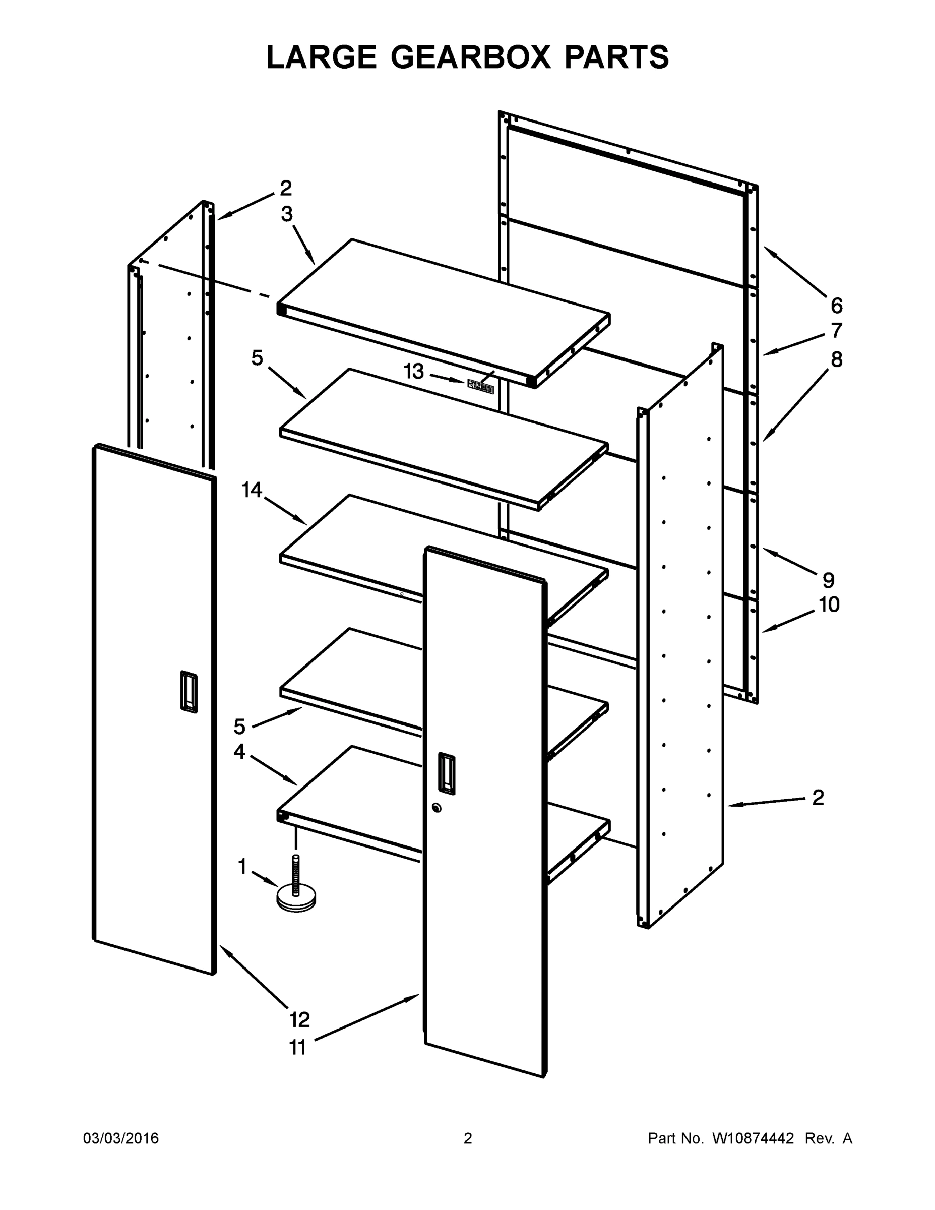 02 - LARGE GEARBOX PARTS