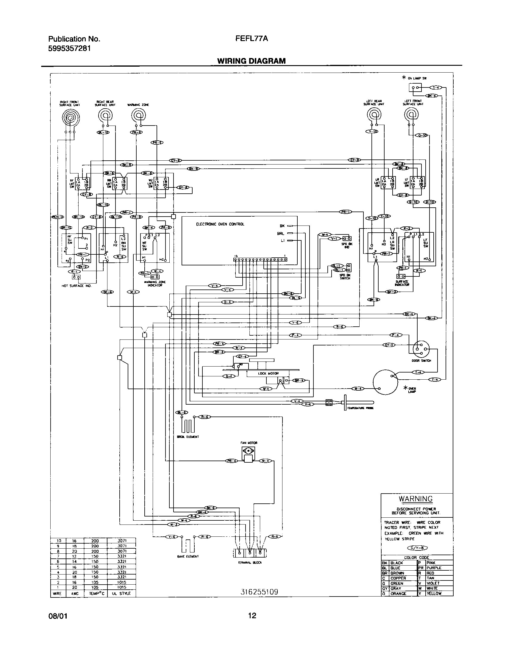 12 - WIRING DIAGRAM