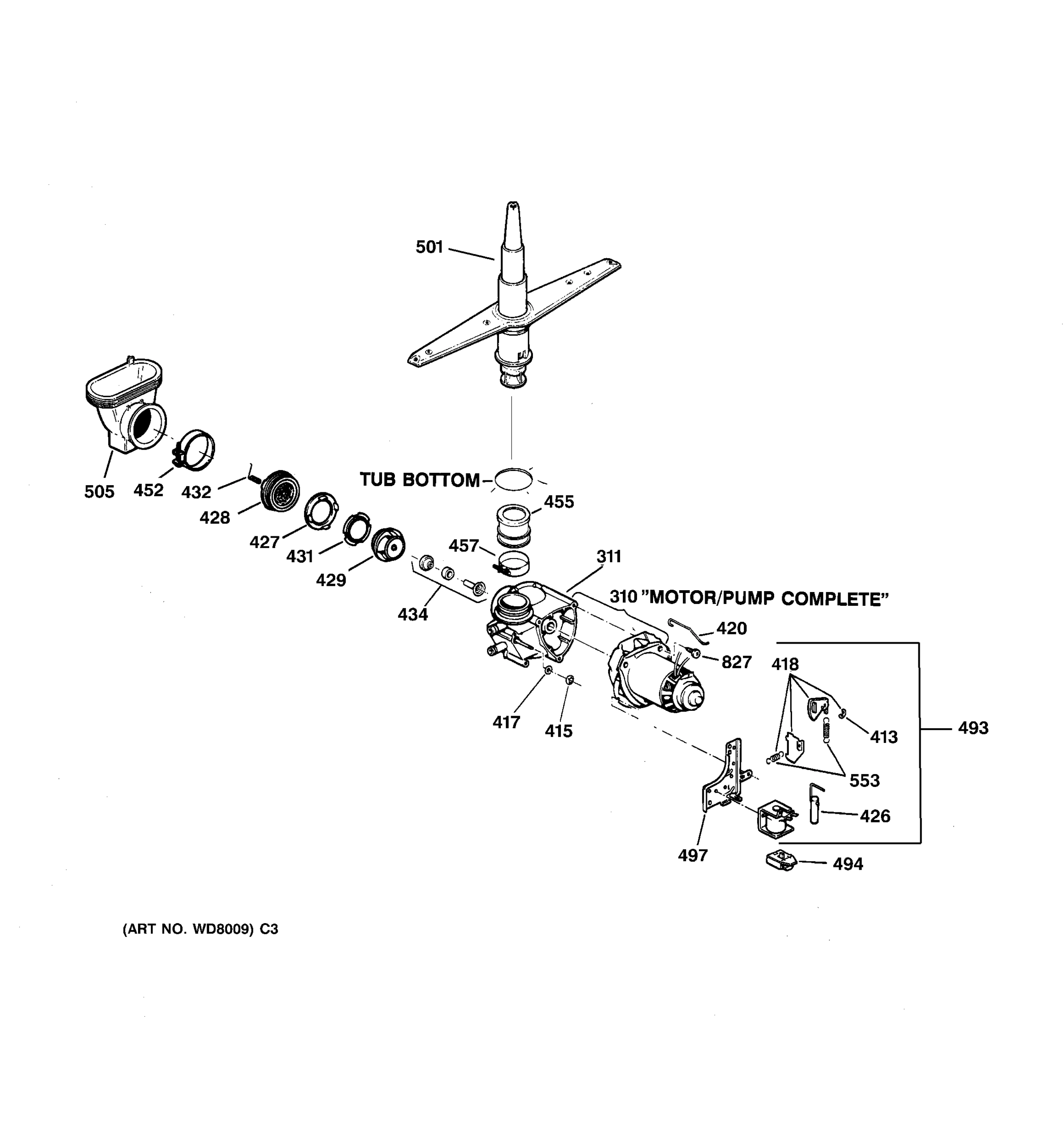 MOTOR-PUMP MECHANISM