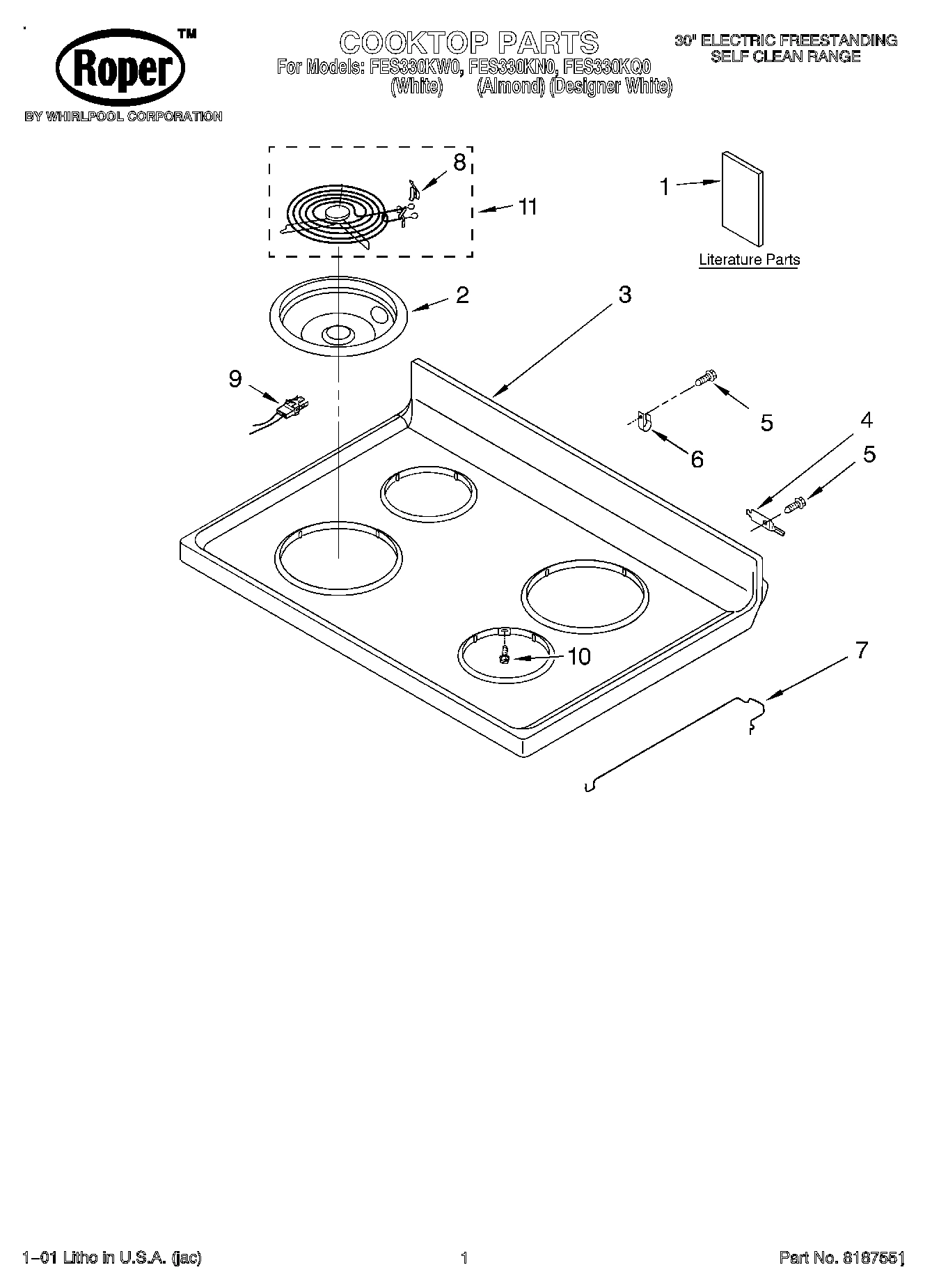 01 - COOKTOP, LITERATURE