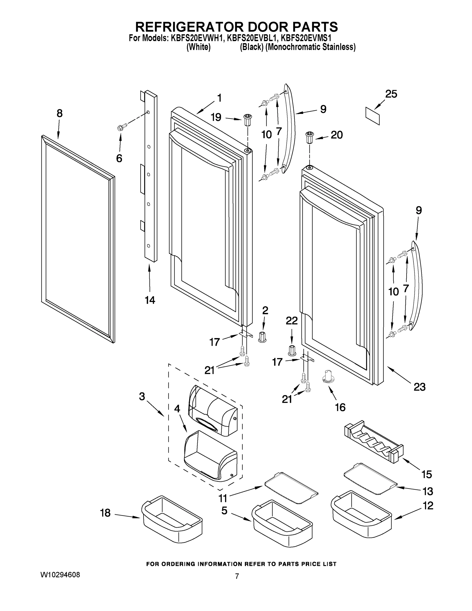 04 - REFRIGERATOR DOOR PARTS