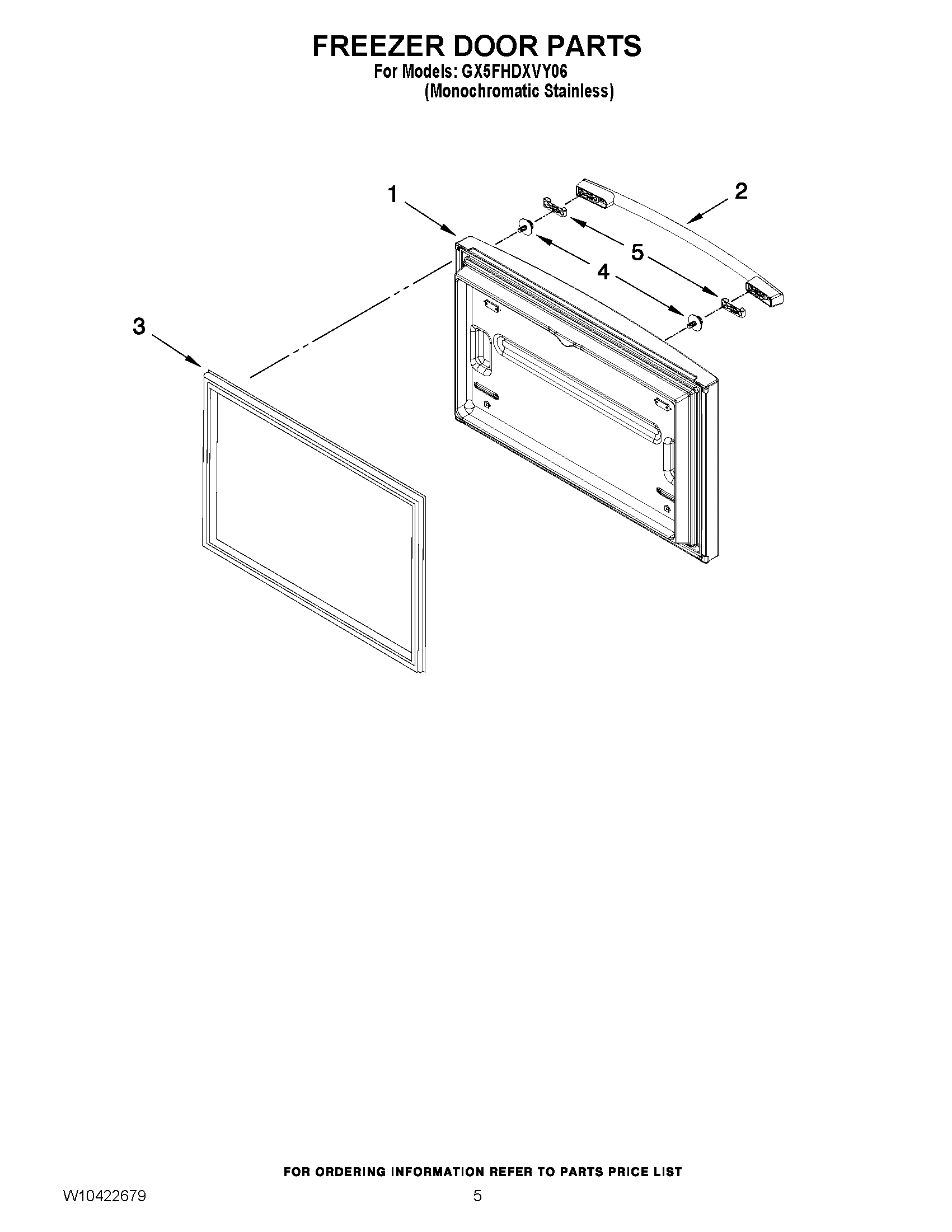 03 - FREEZER DOOR PARTS