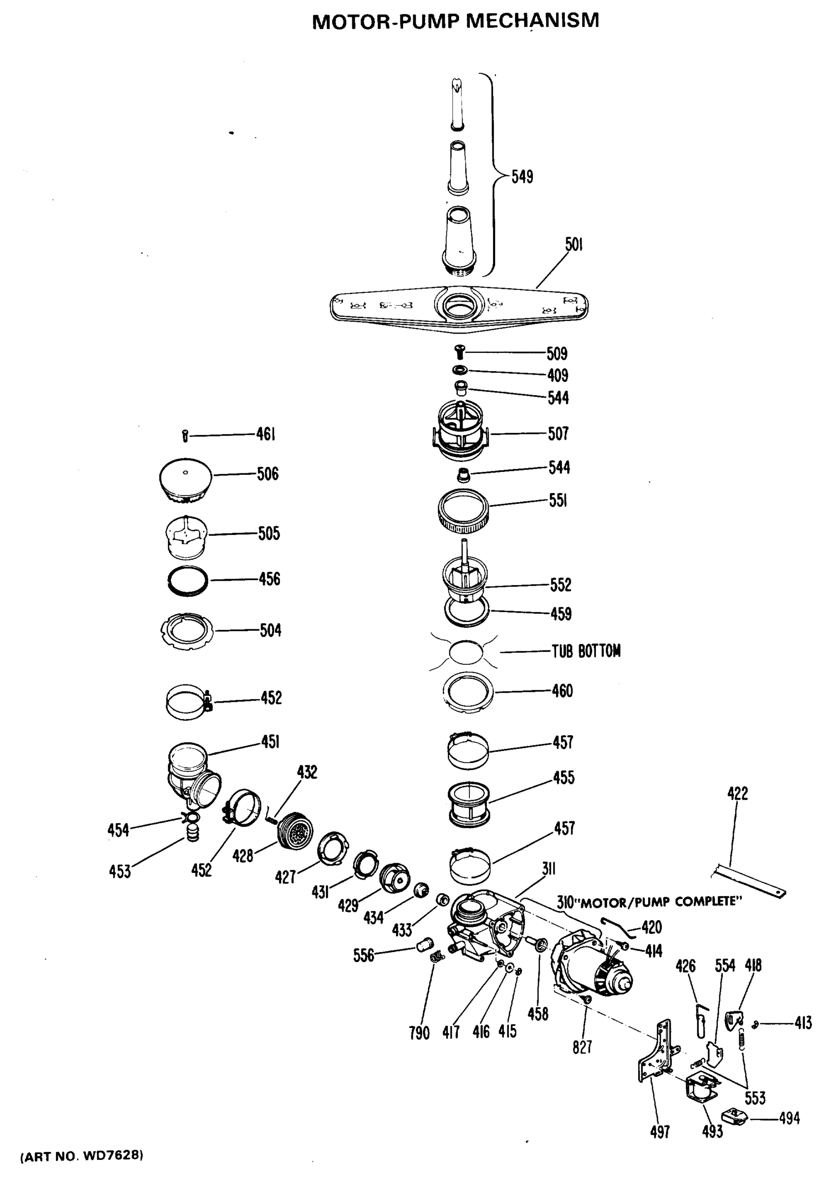 MOTOR-PUMP MECHANISM