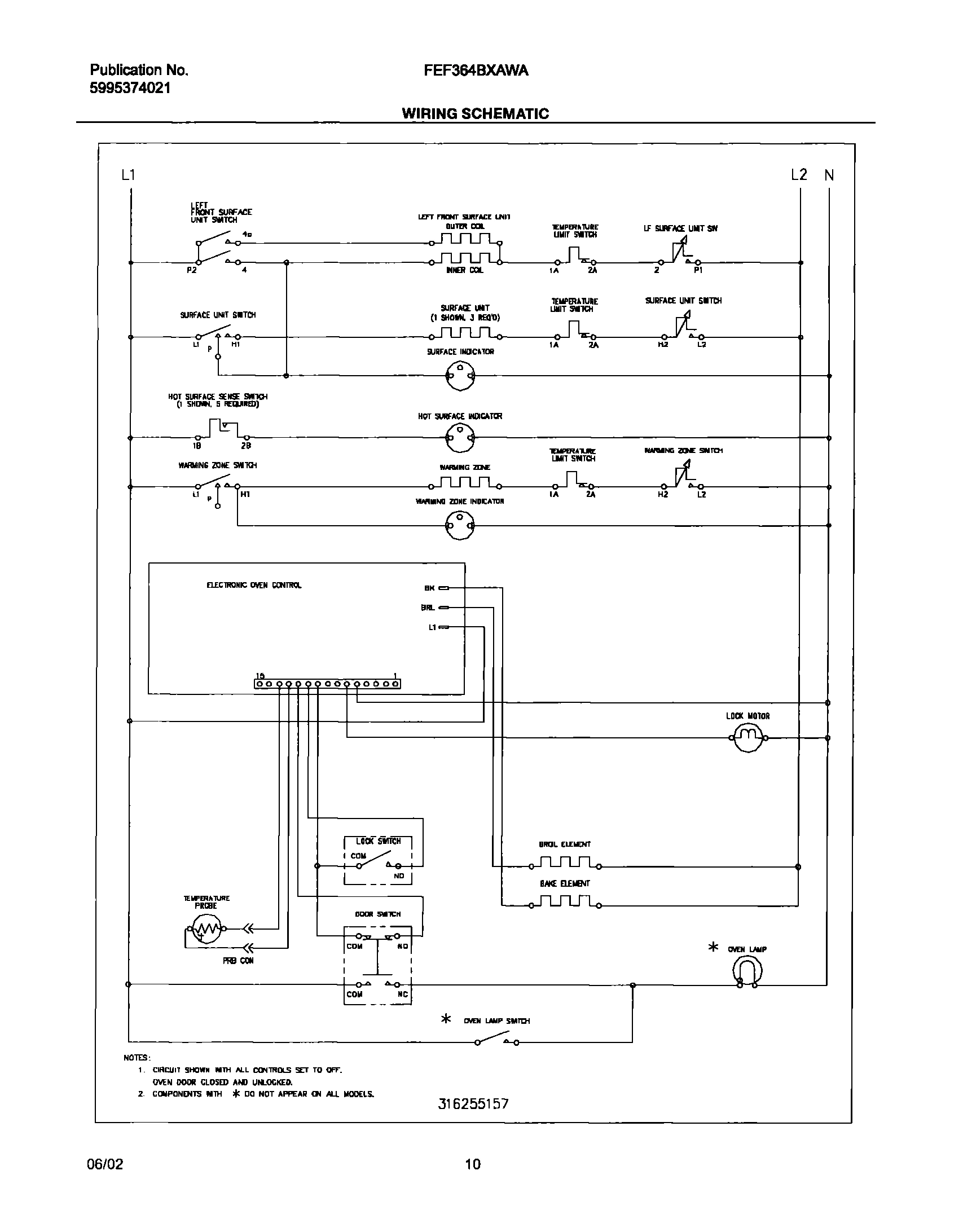 10 - WIRING SCHEMATIC