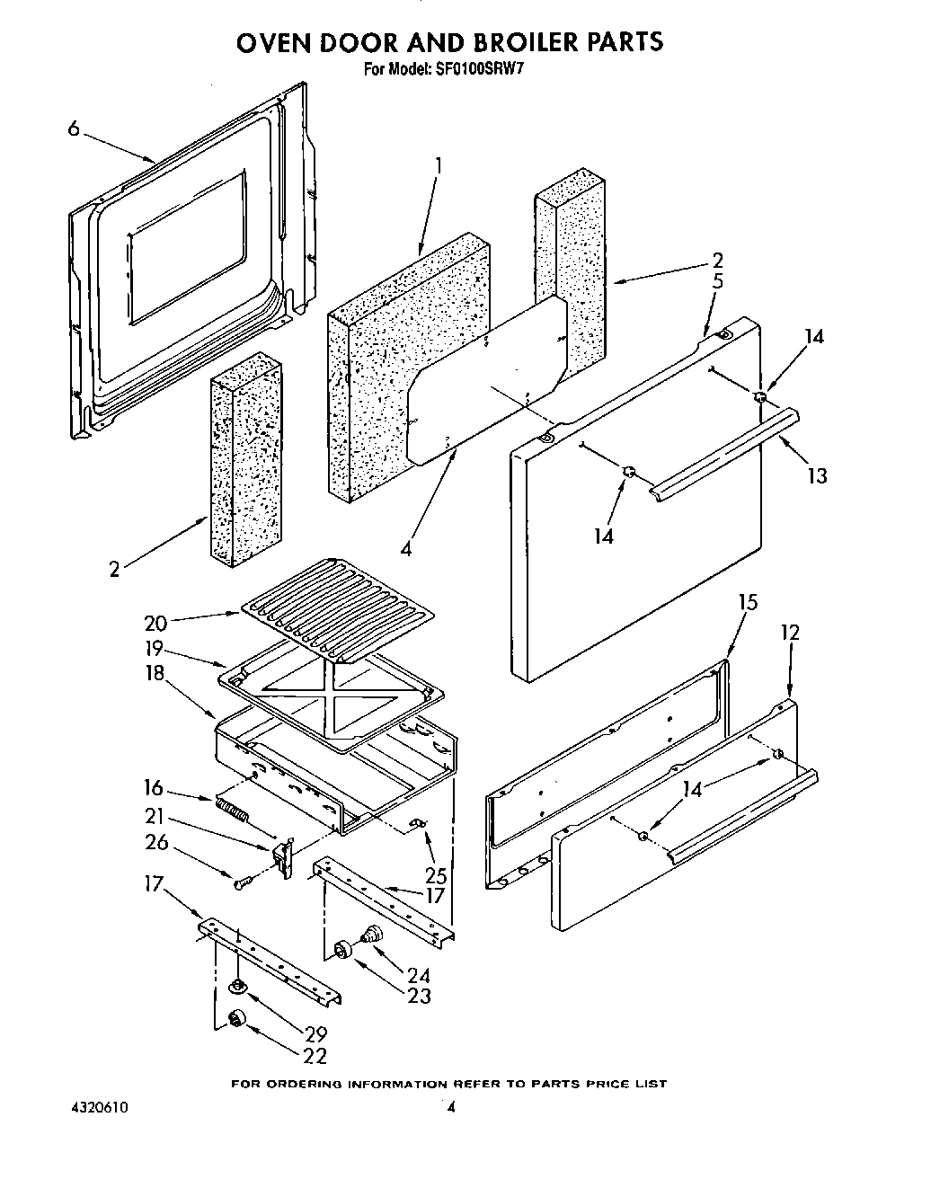 03 - OVEN DOOR AND BROILER