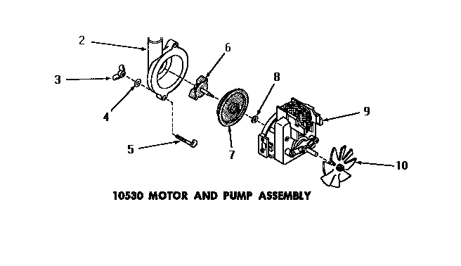 01 - 10530 MOTOR & PUMP ASSY