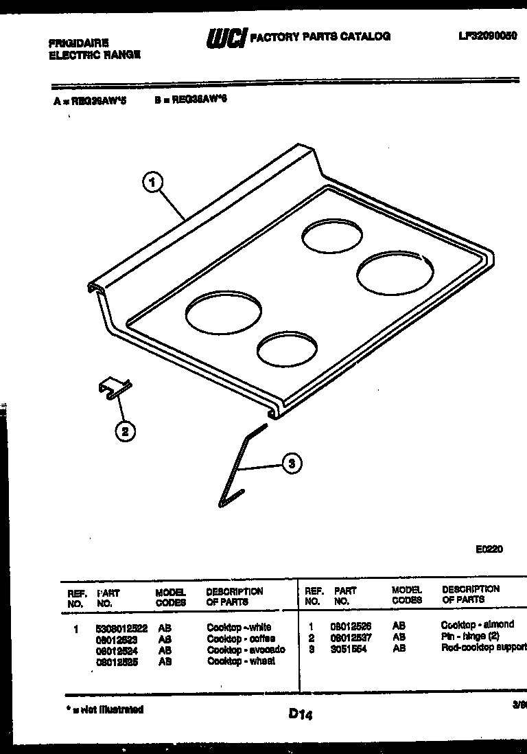 03 - COOKTOP PARTS