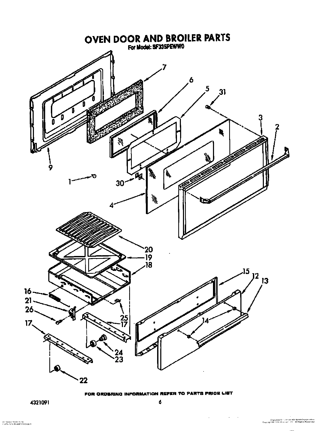 05 - OVEN DOOR AND BROILER