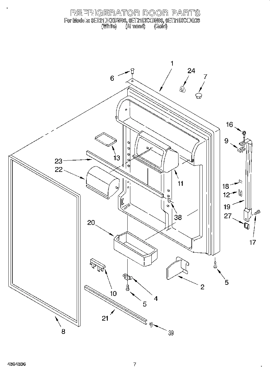 04 - REFRIGERATOR DOOR
