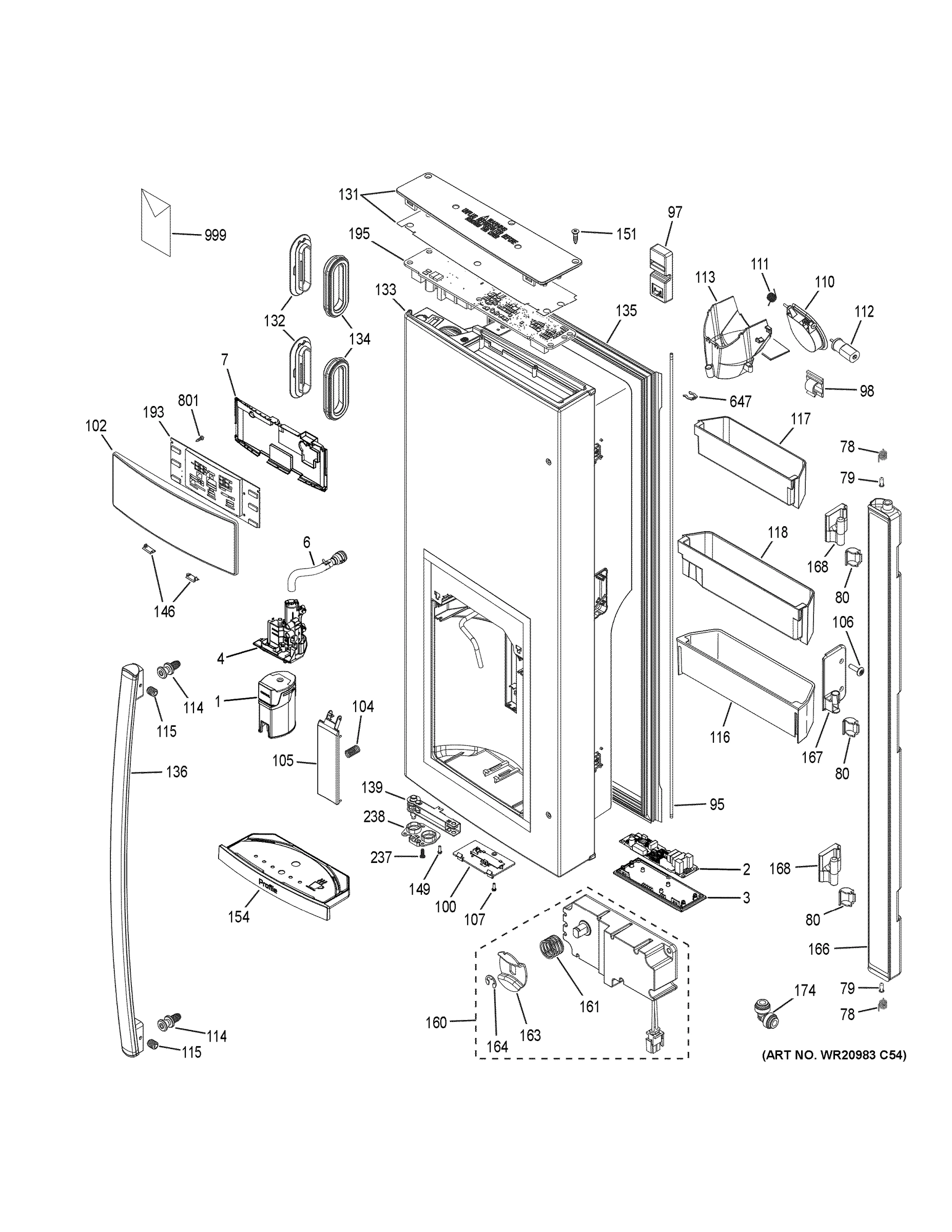 DISPENSER DOOR