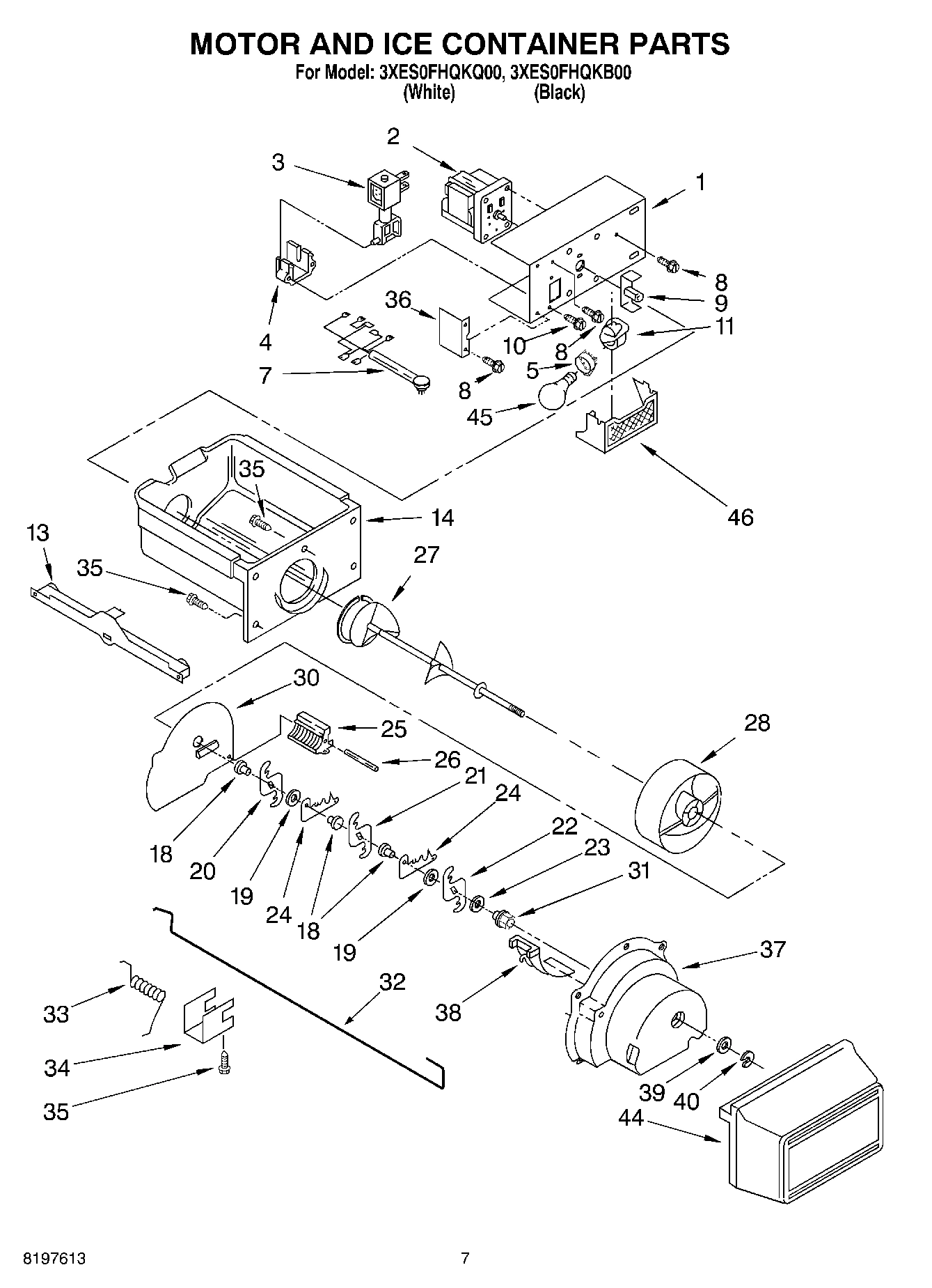 04 - MOTOR AND ICE CONTAINER