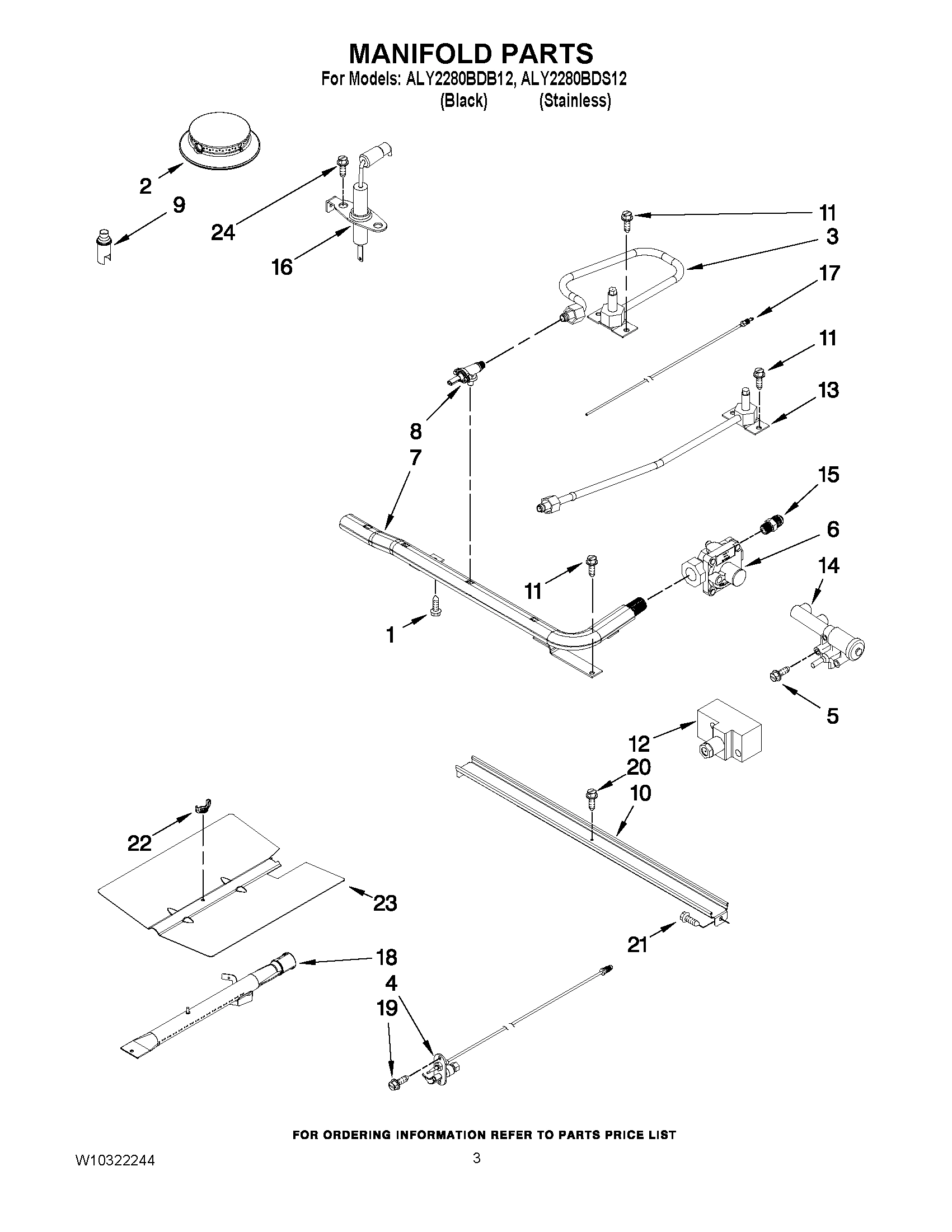 03 - MANIFOLD PARTS