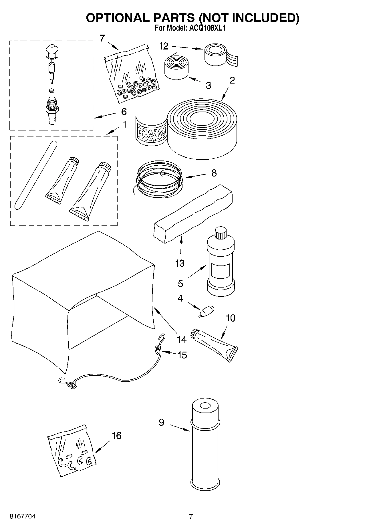 04 - OPTIONAL PARTS (NOT INCLUDED)