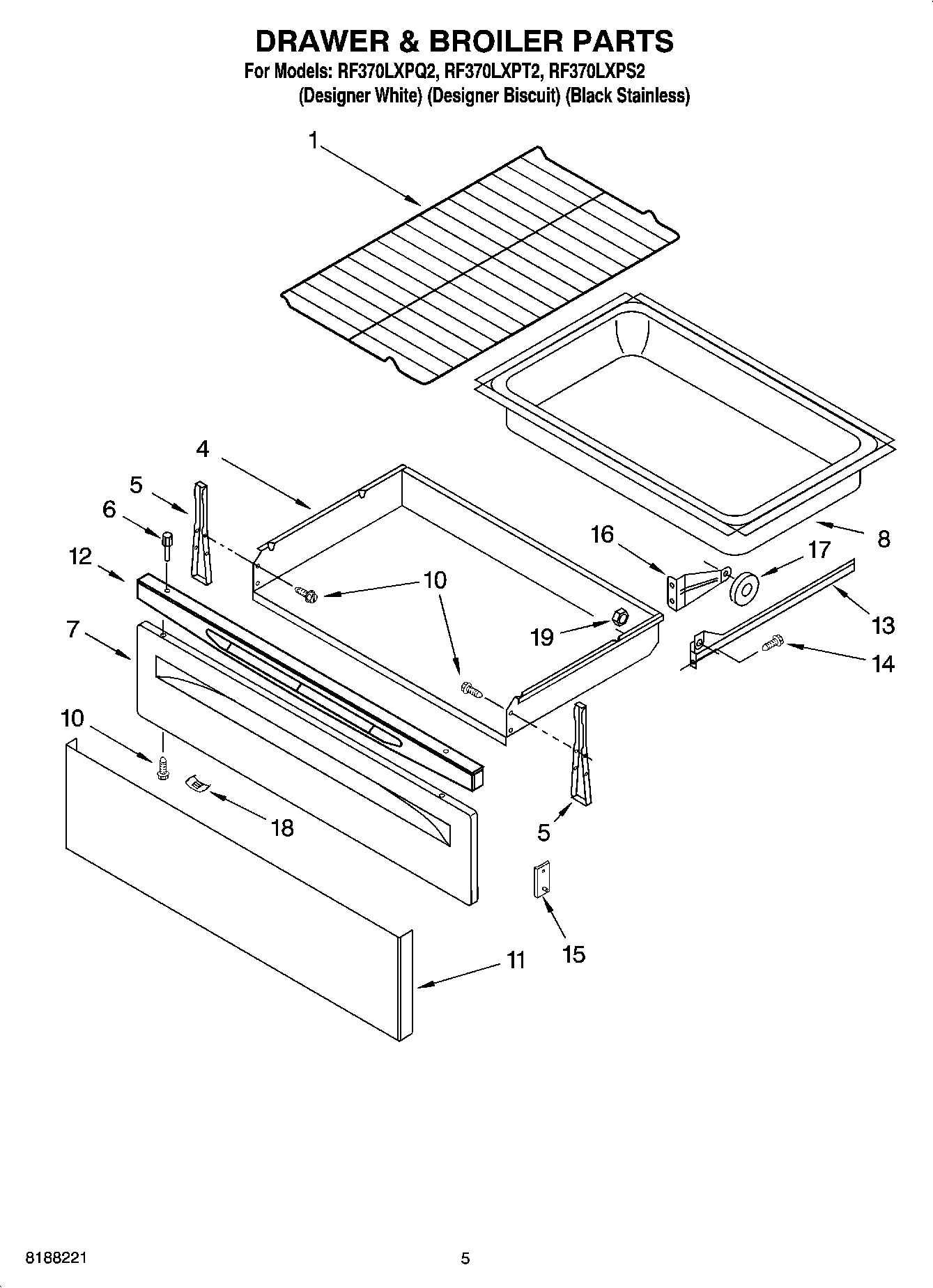 04 - DRAWER & BROILER PARTS