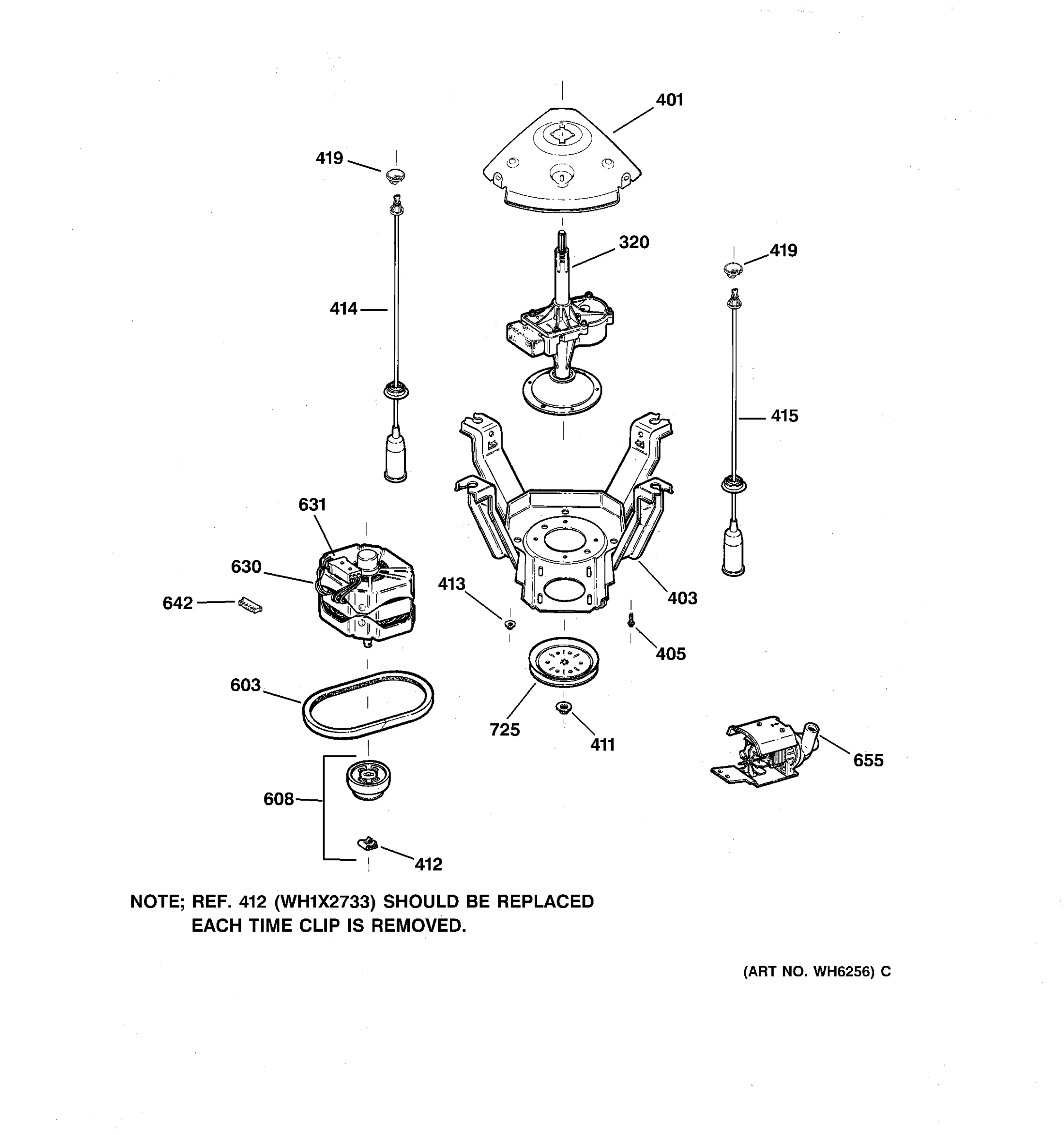 SUSPENSION, PUMP & DRIVE COMPONENTS