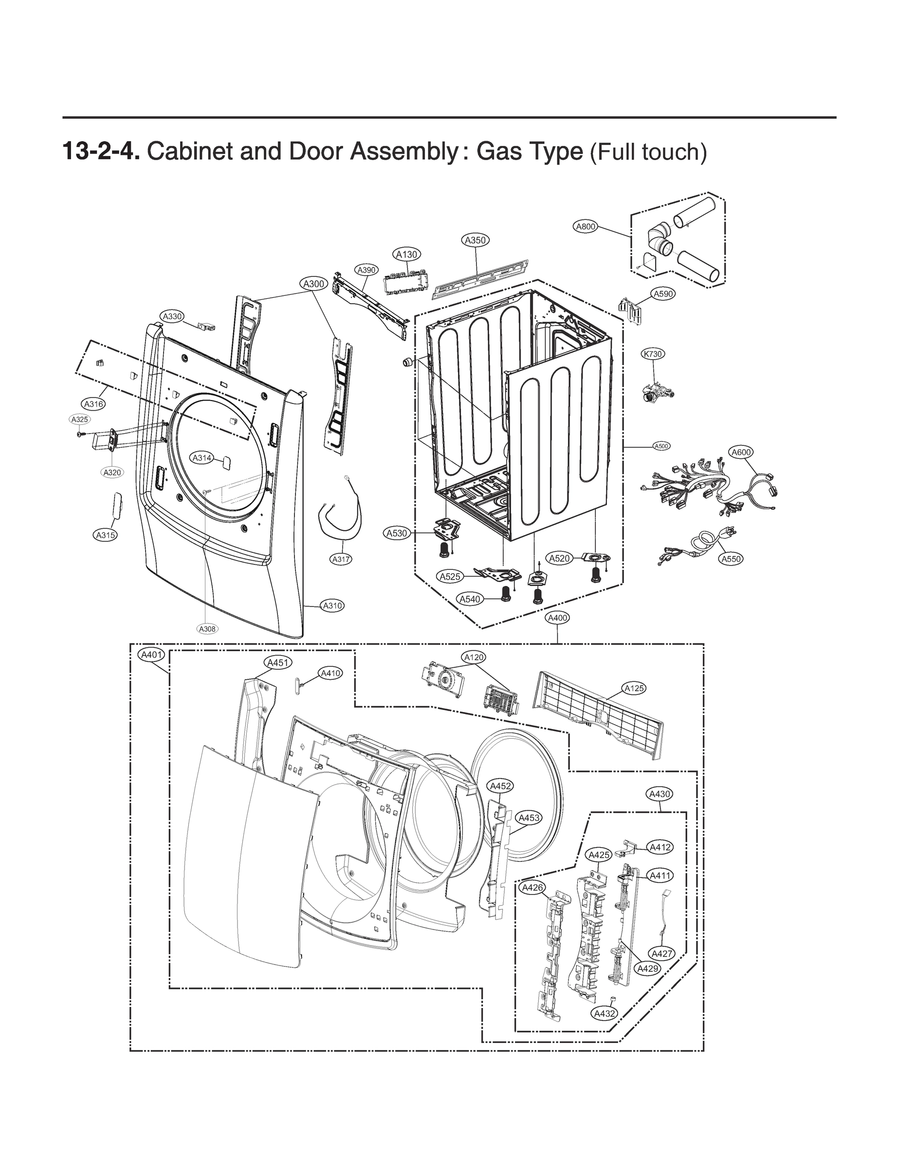 CABINET AND DOOR ASSEMBLY