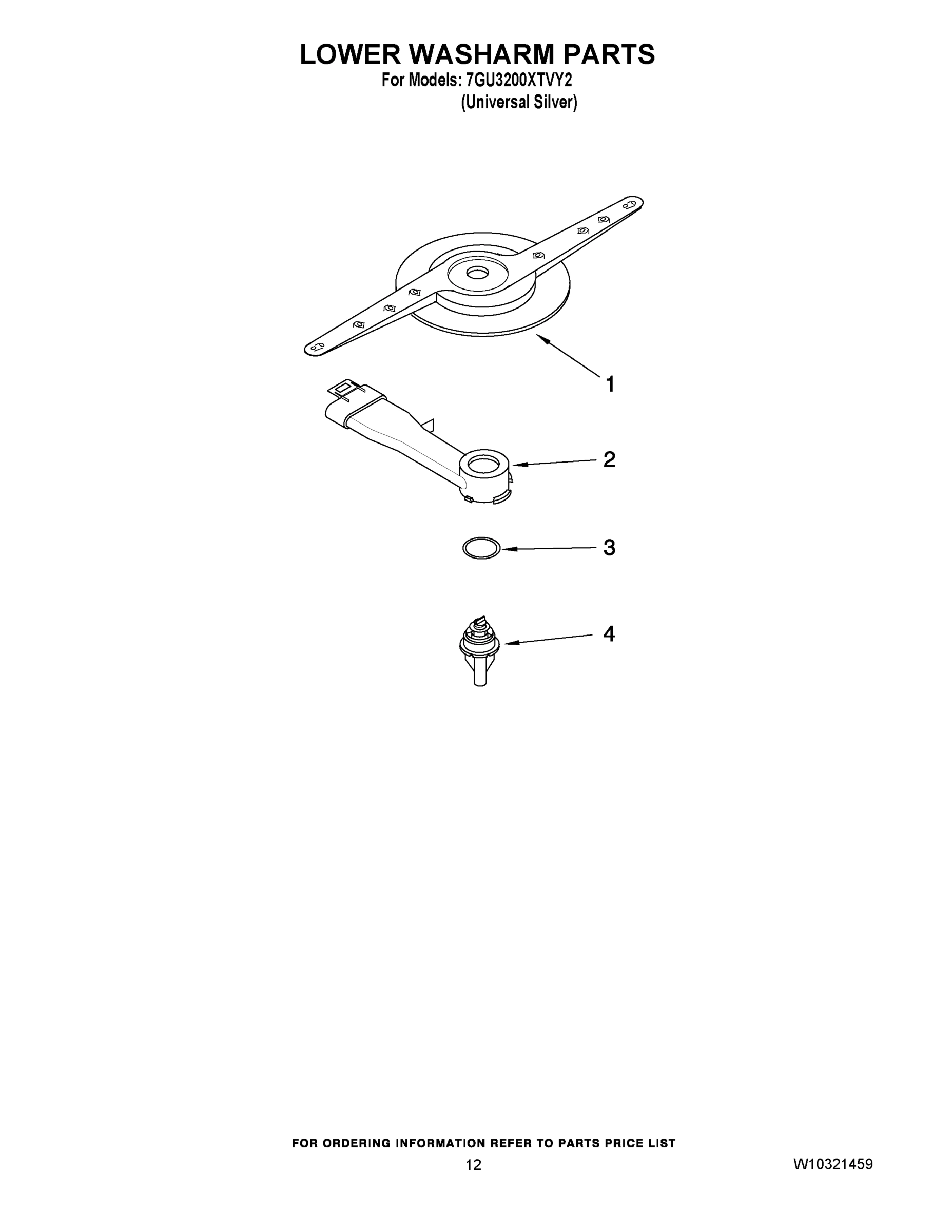 10 - LOWER WASHARM PARTS