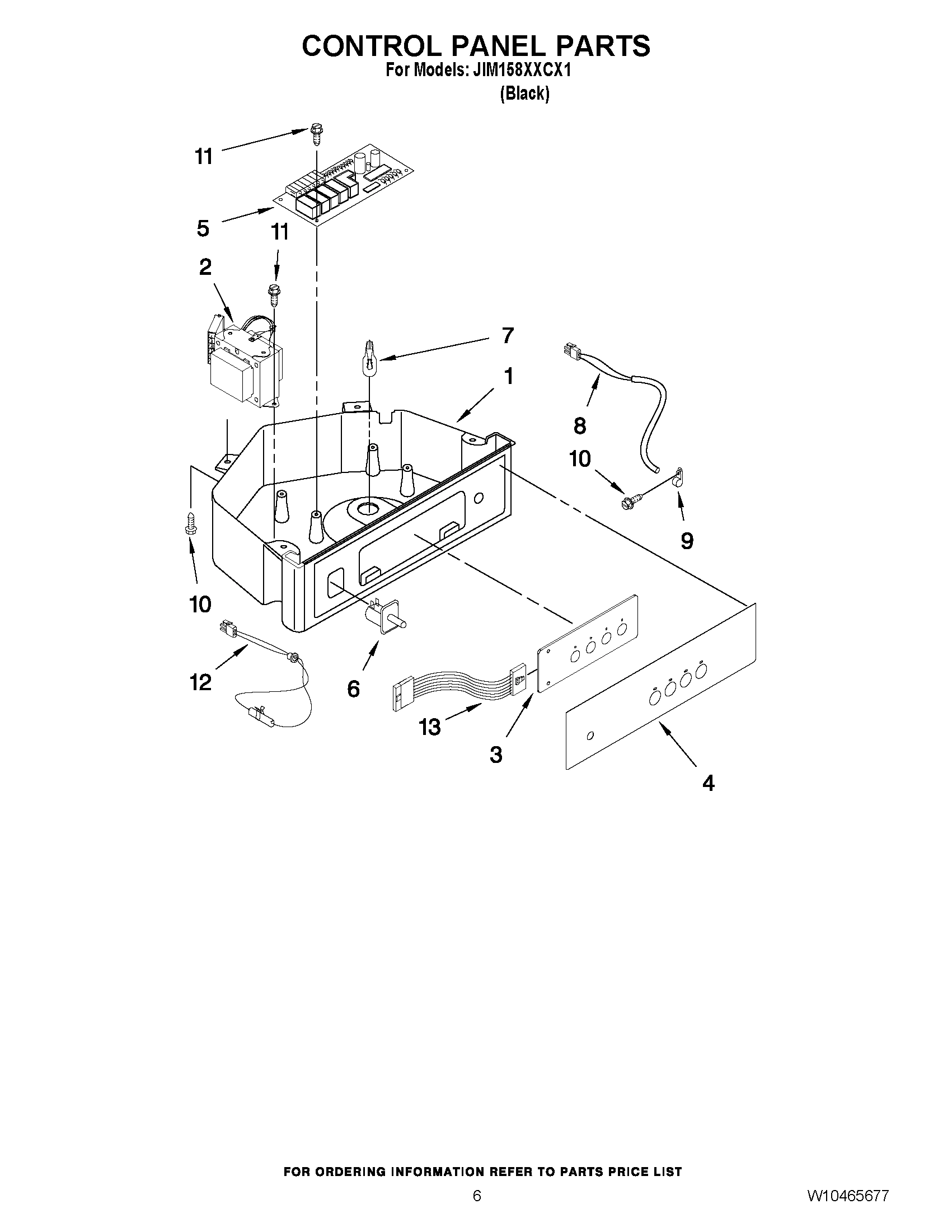 04 - CONTROL PANEL PARTS