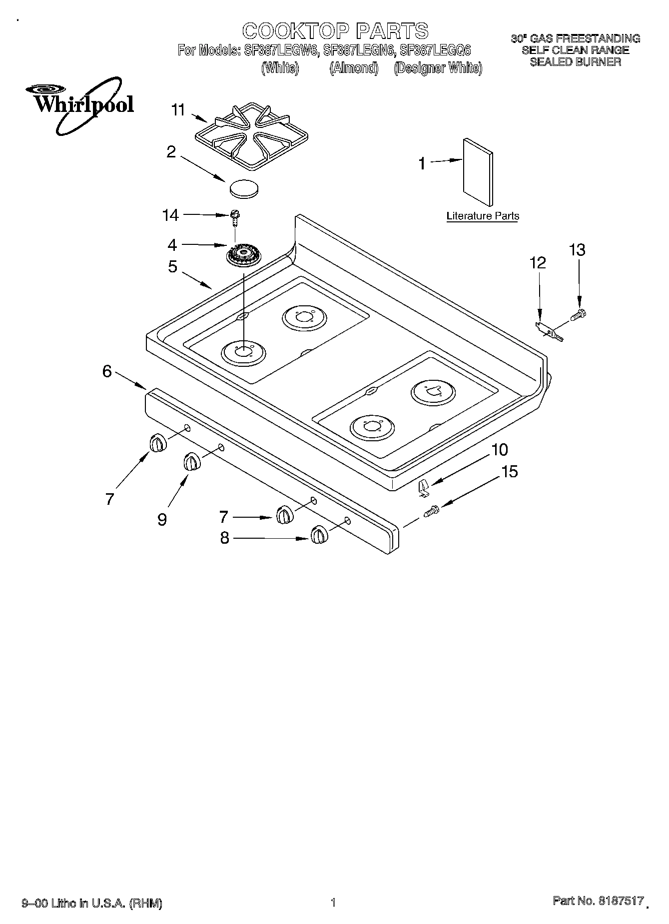 01 - COOKTOP, LITERATURE