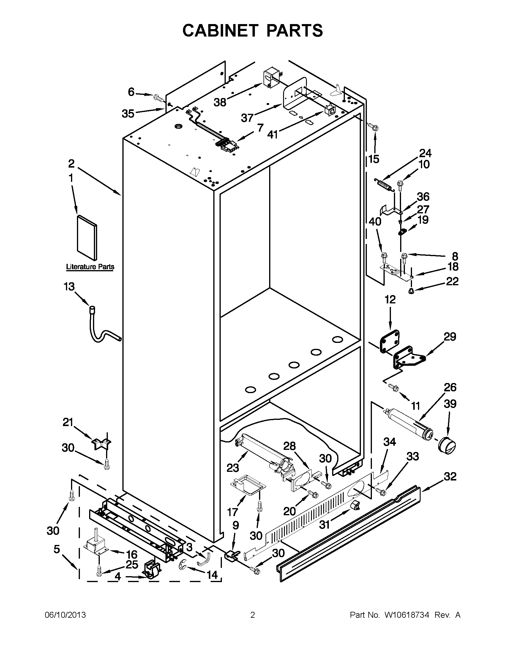 01 - CABINET PARTS