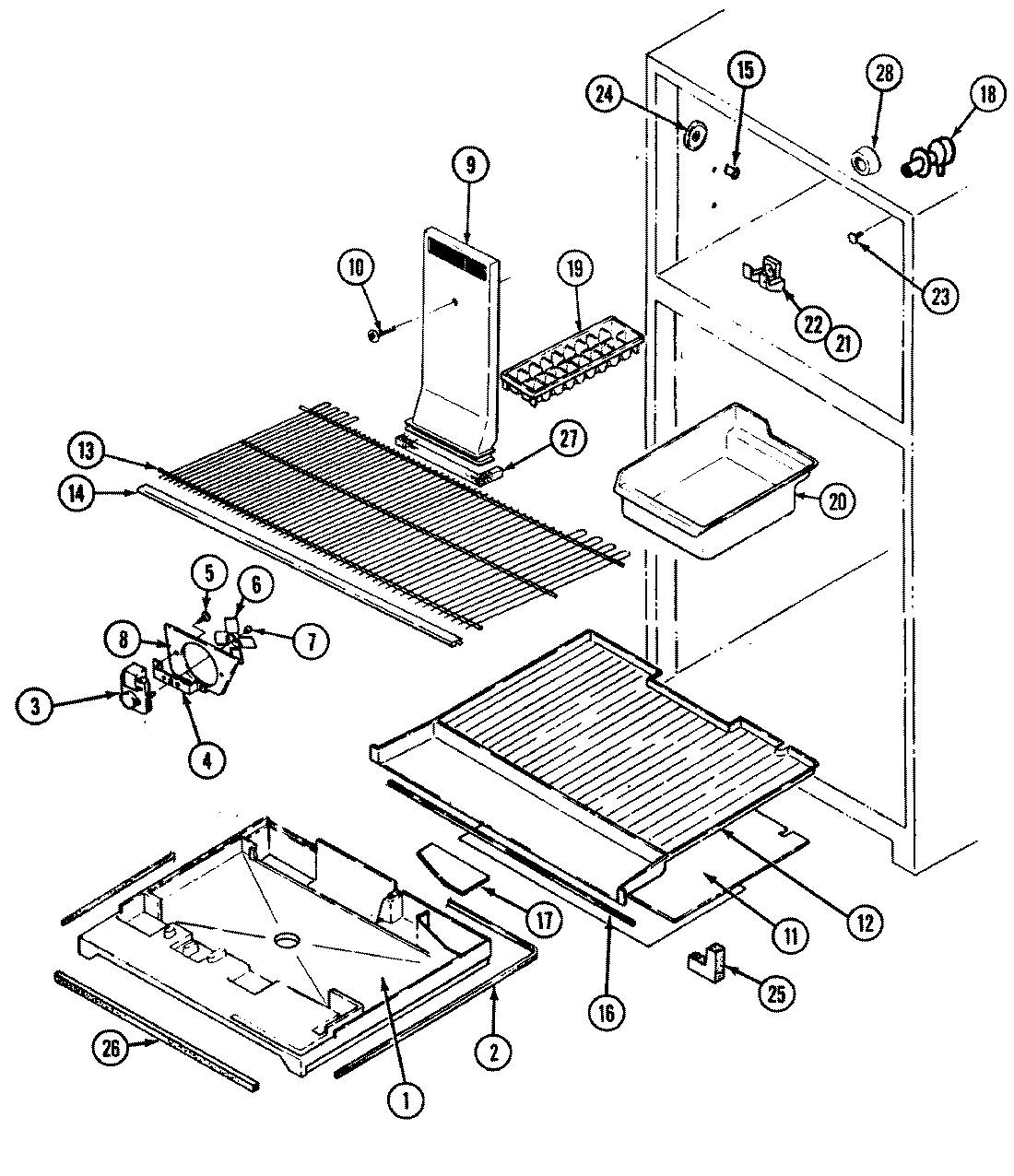 01 - FREEZER COMPARTMENT (B/M DJ31A)