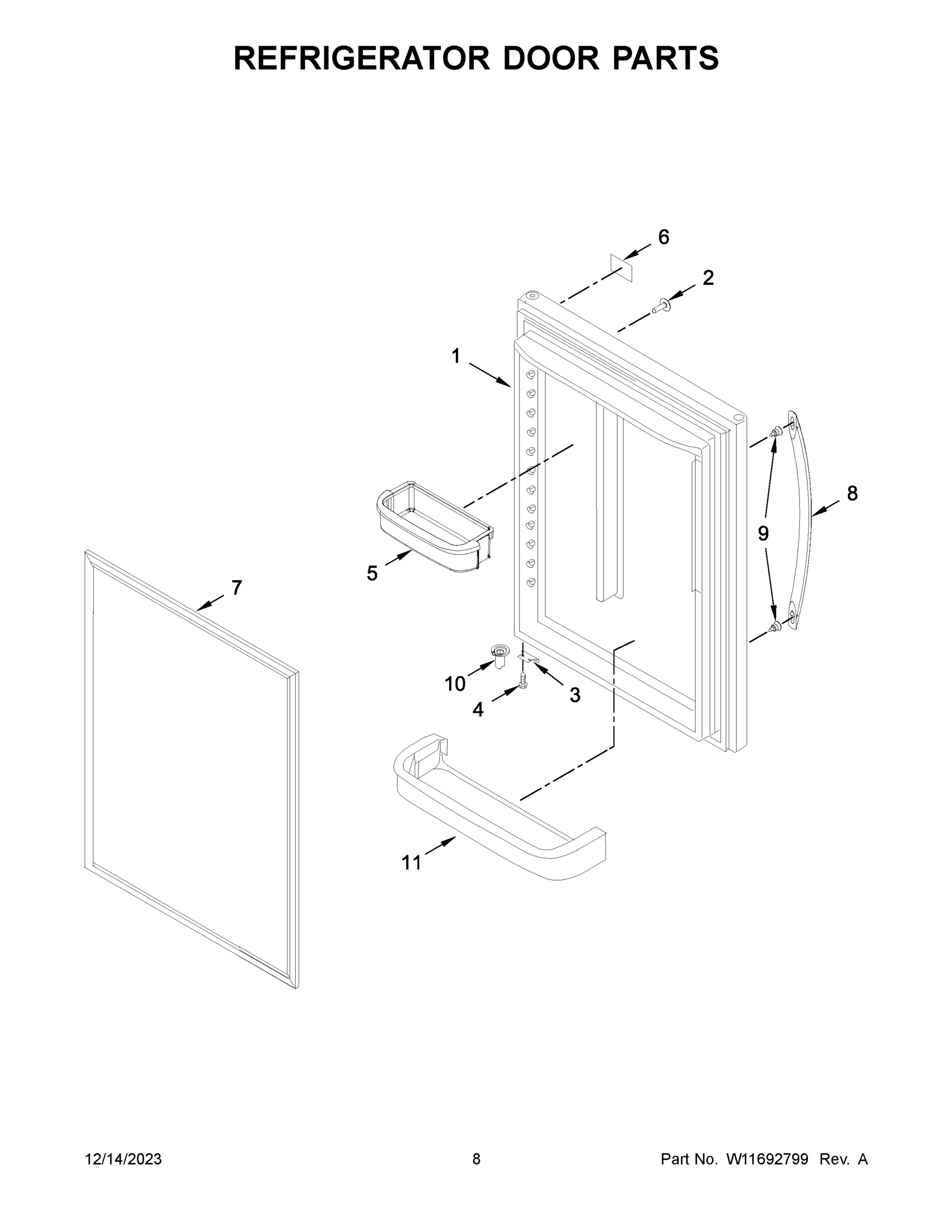 05 - REFRIGERATOR DOOR PARTS