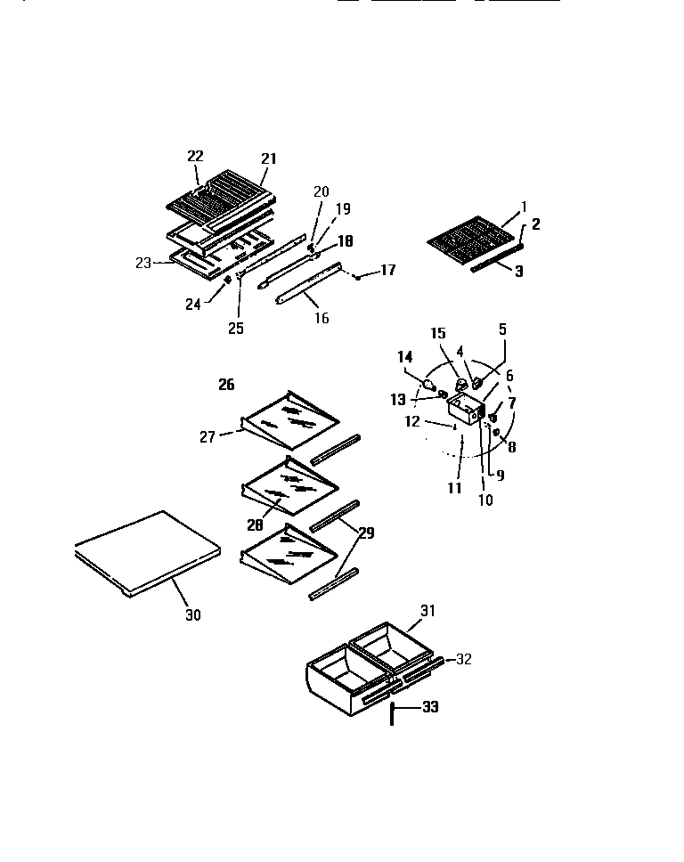 04 - SHELVES, CONTROLS, DIVIDER, MULLION