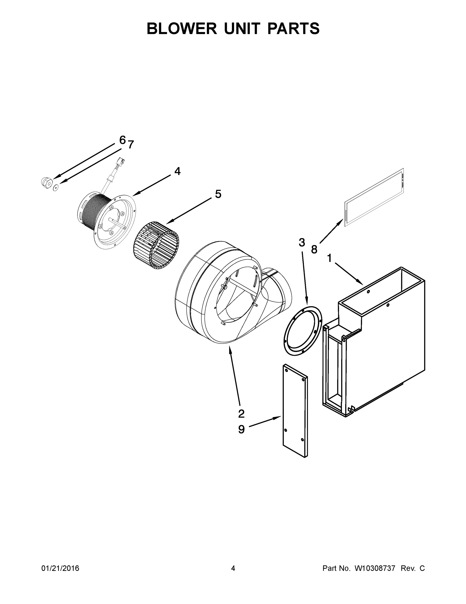 03 - BLOWER UNIT PARTS