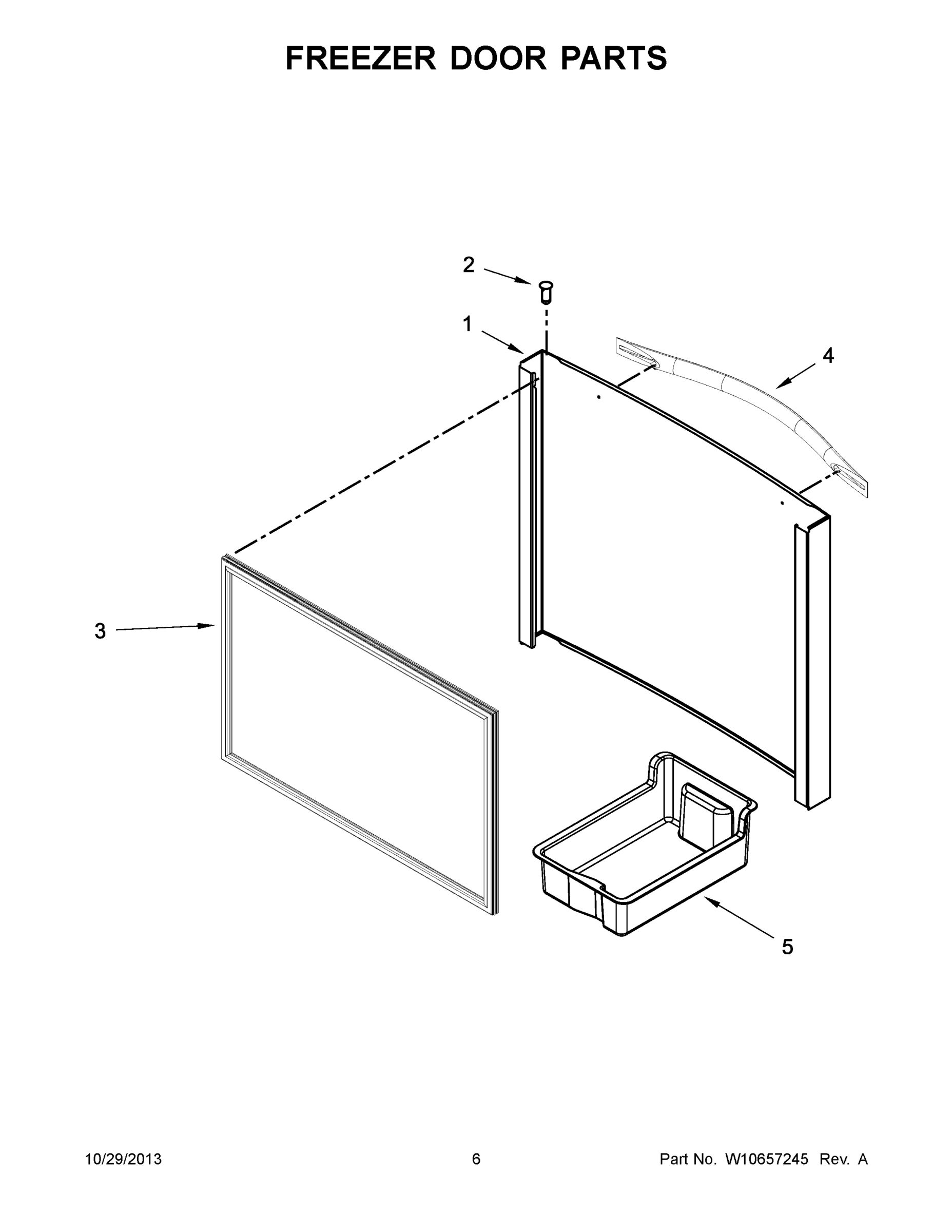 04 - FREEZER DOOR PARTS